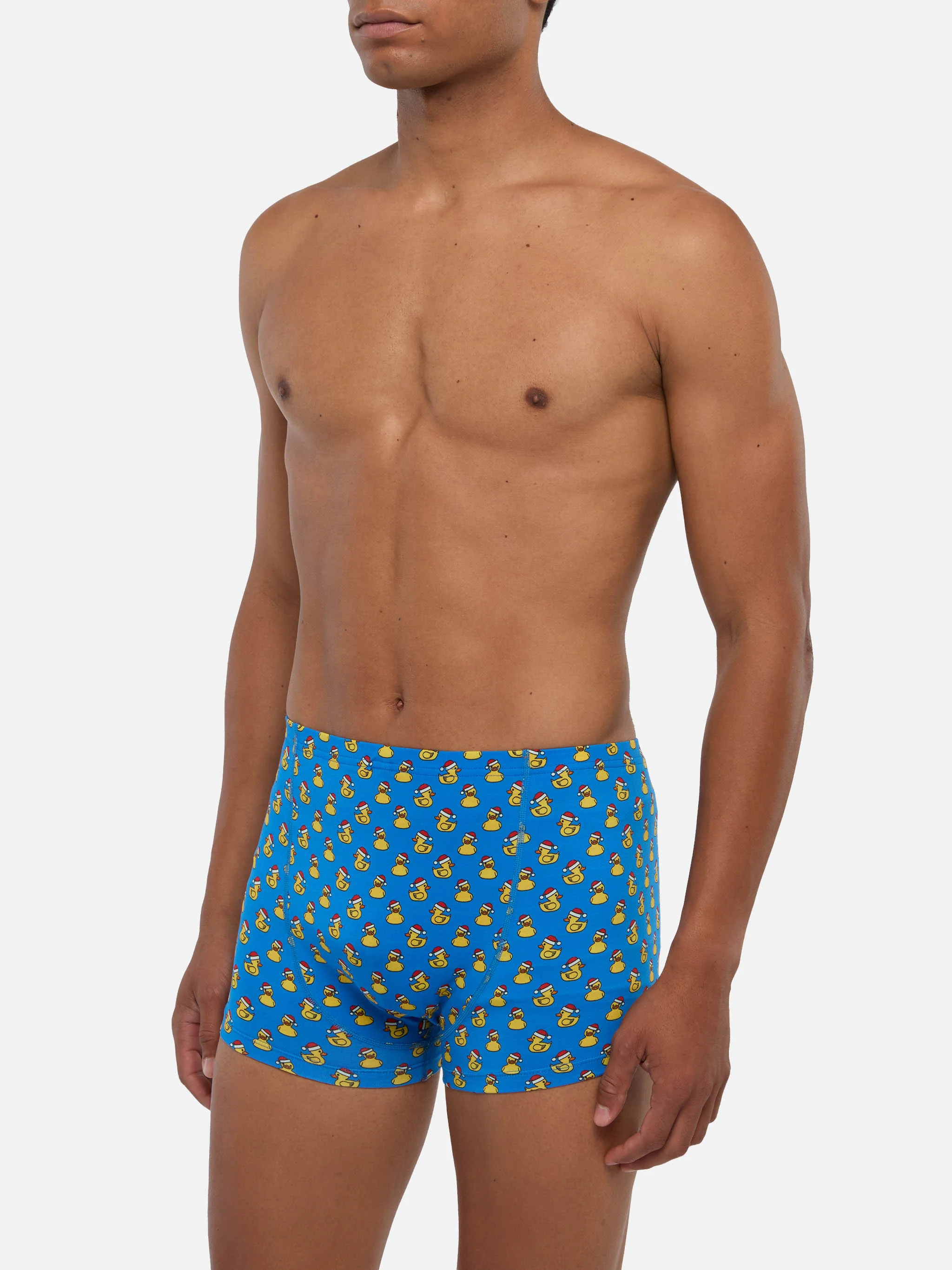 Boxer underwear Howard in tessuto stretch con stampa paperella - Image 2