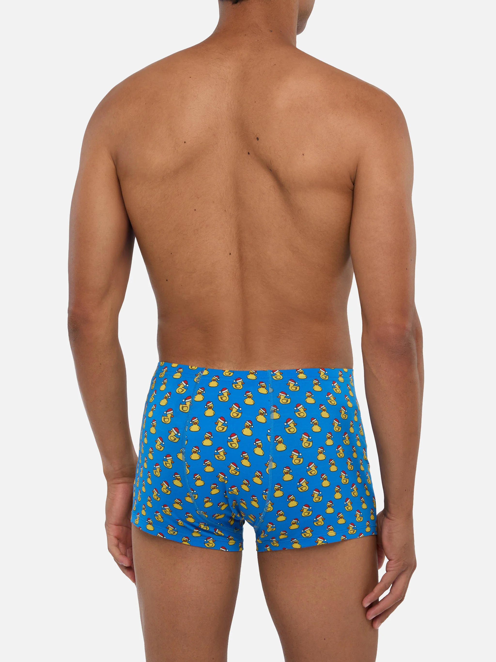 Boxer underwear Howard in tessuto stretch con stampa paperella - Image 4