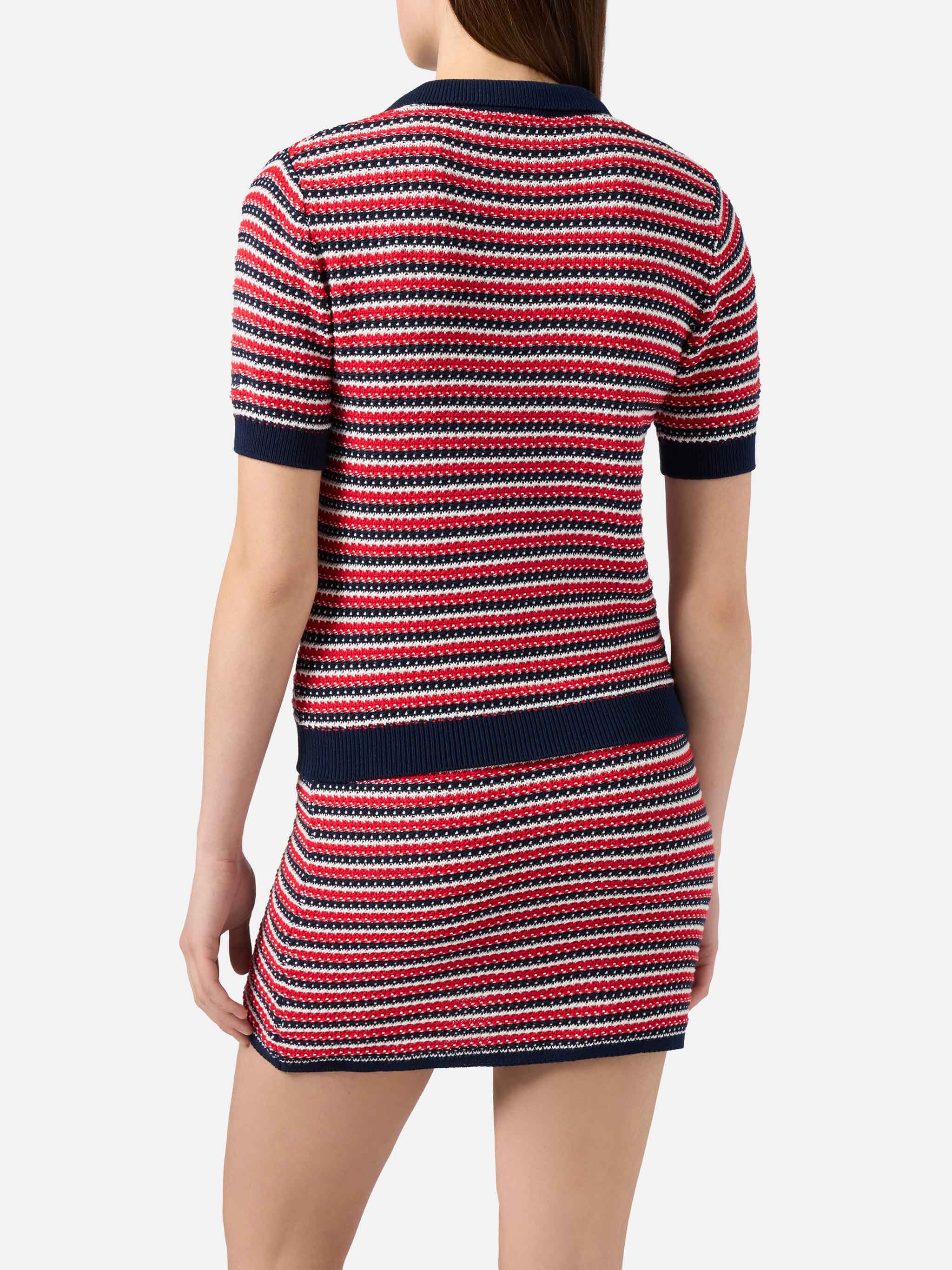 Polo Caddy Ridge in maglia di cotone a righe - Image 3