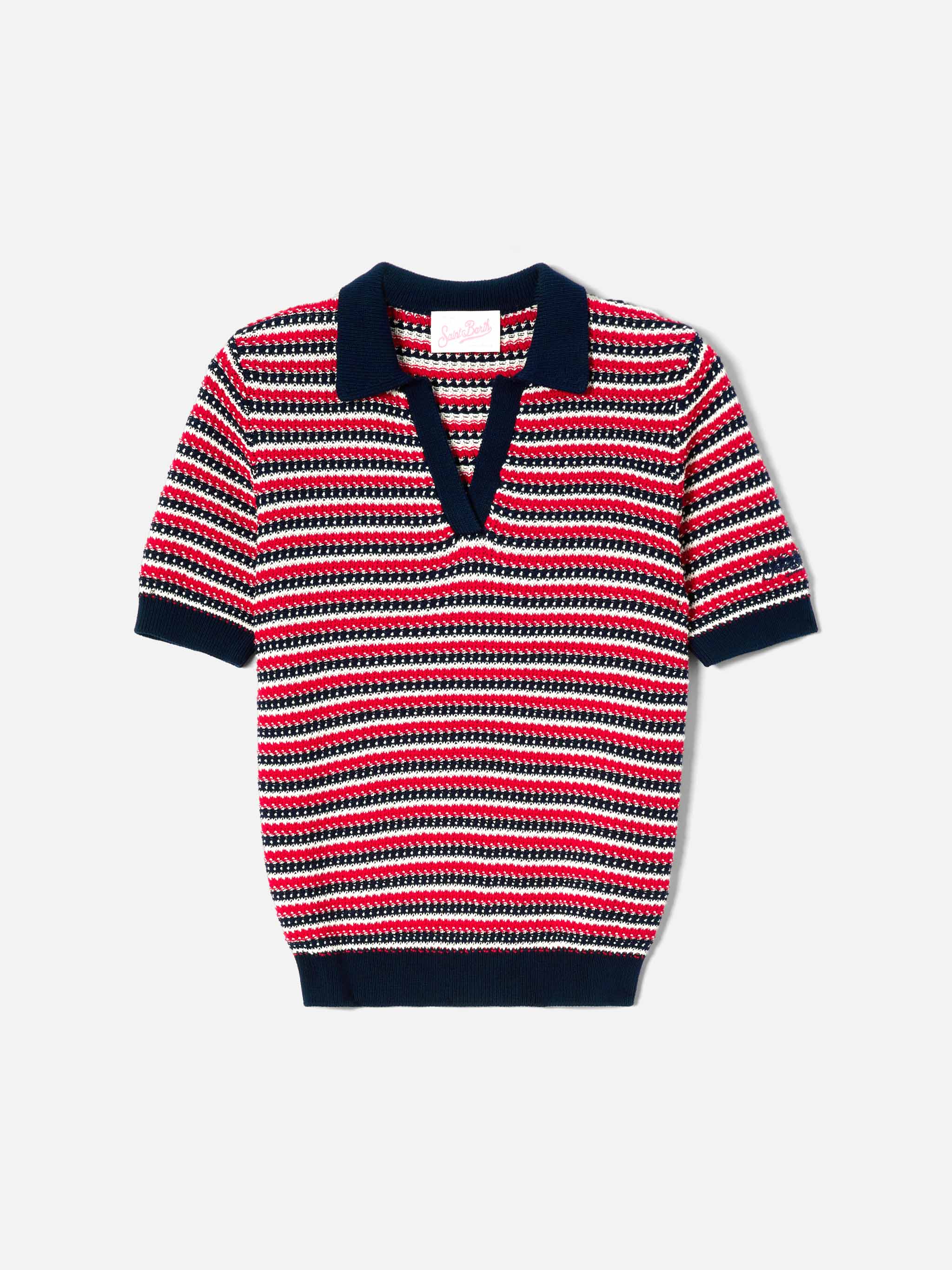 Polo Caddy Ridge in maglia di cotone a righe - Image 5