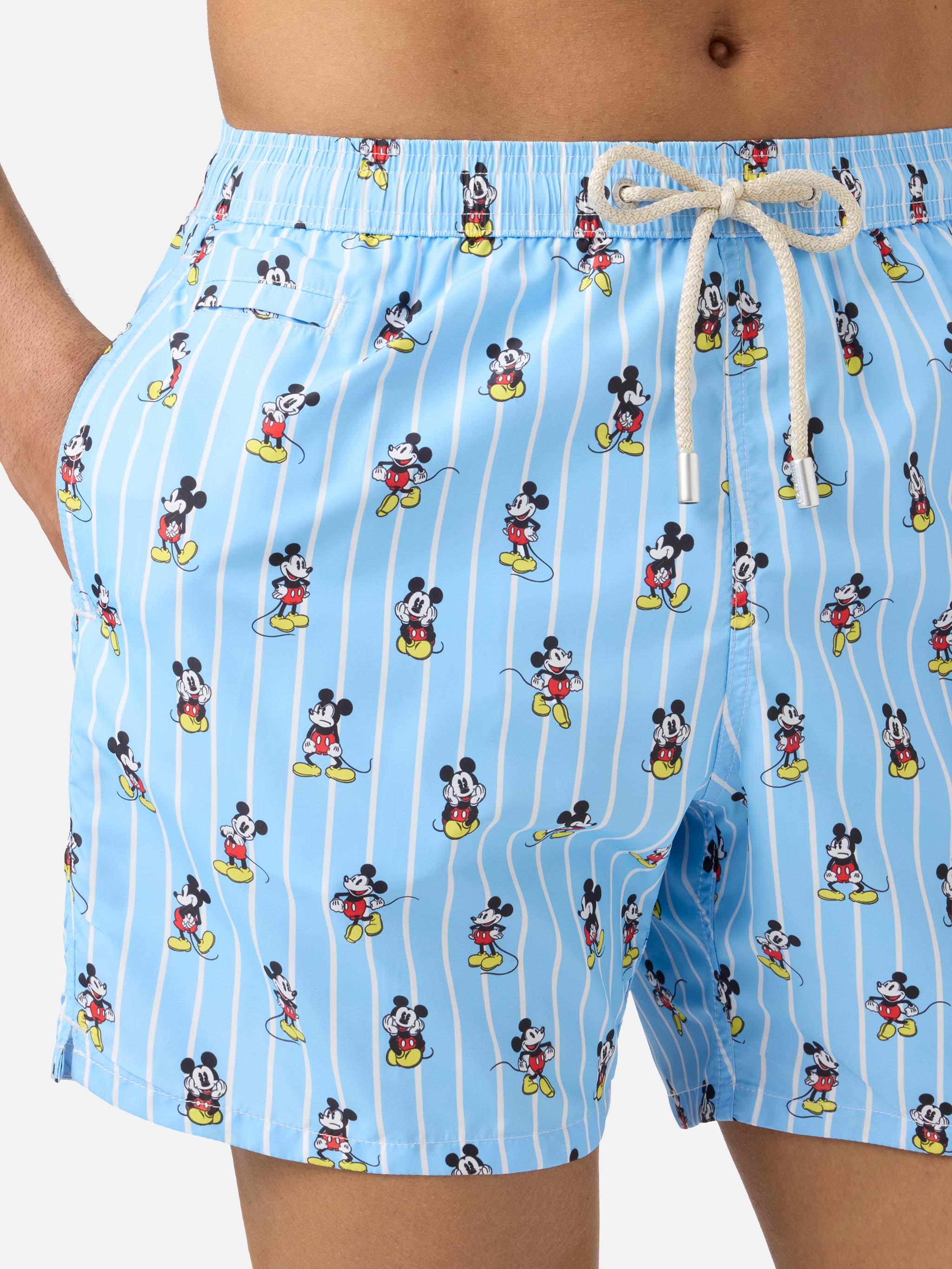 Costume mare Lighting Micro a righe con stampa Topolino | Special Edition - Image 4