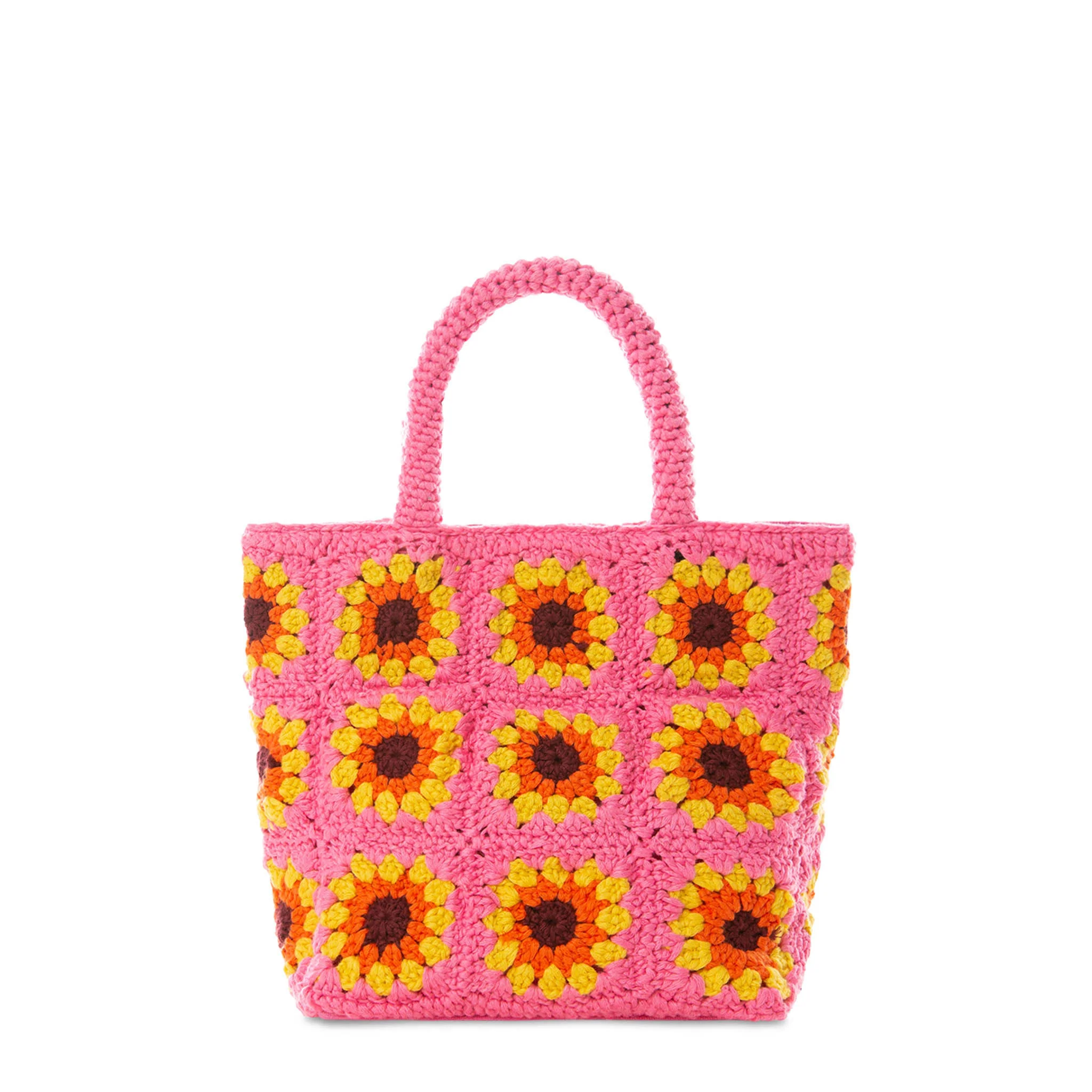 Borsa all'uncinetto girasole - Image 4