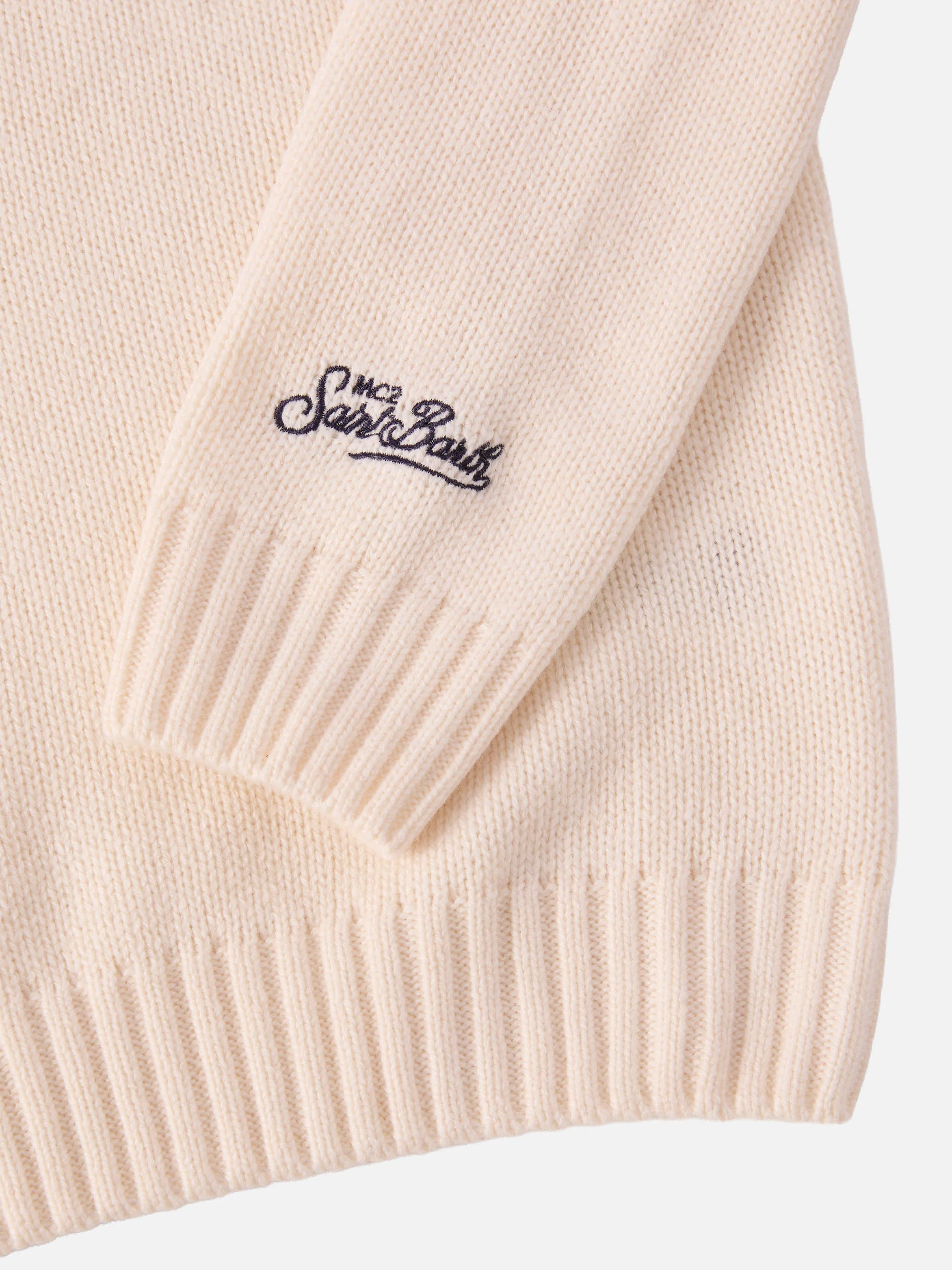 Maglione Bombardino Jr in misto cashmere con patch St. Moritz | ST. MORITZ TOP OF THE WORLD SPECIAL EDITION - Image 3