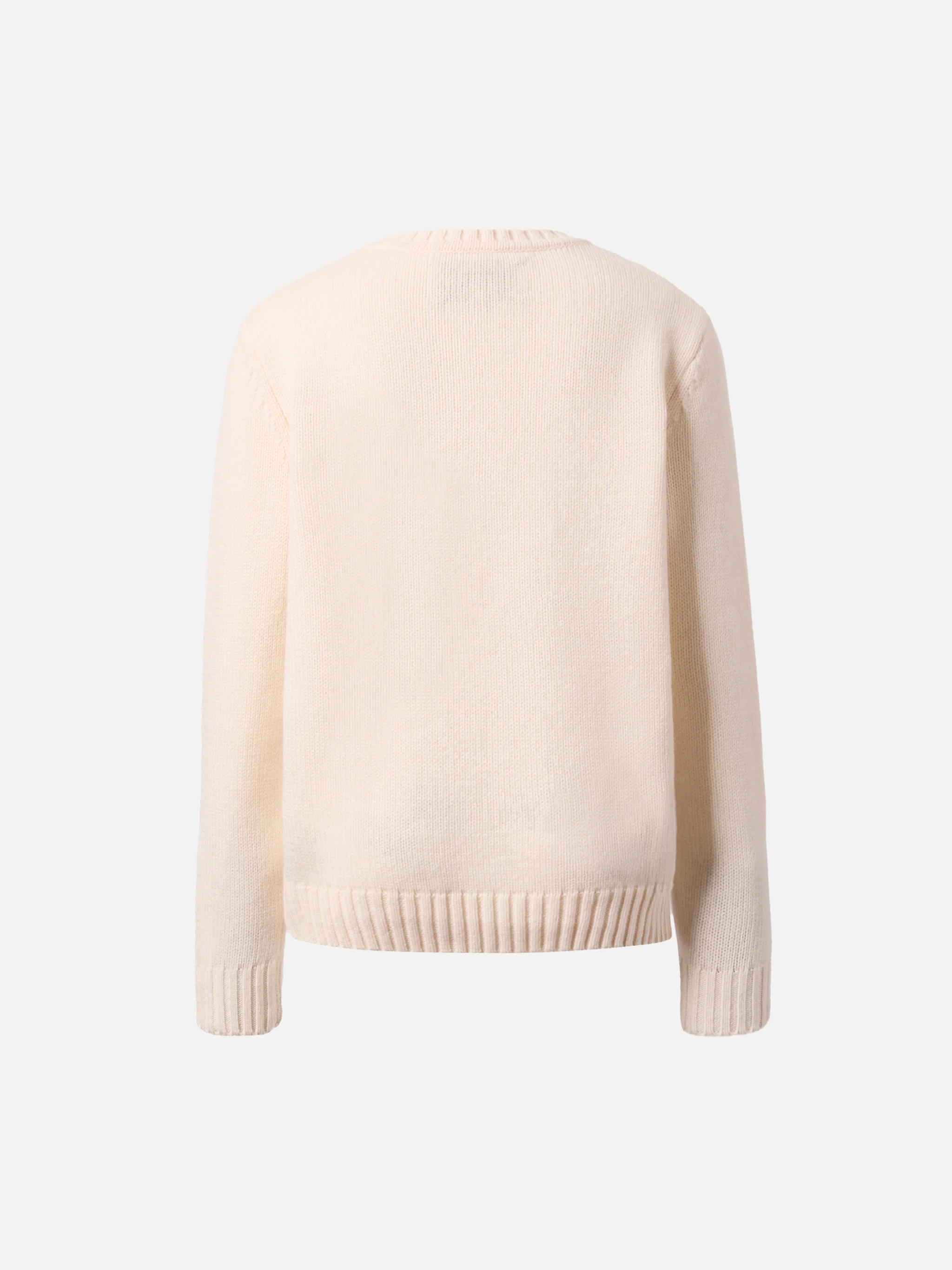 Maglione Bombardino Jr in misto cashmere con patch St. Moritz | ST. MORITZ TOP OF THE WORLD SPECIAL EDITION - Image 4