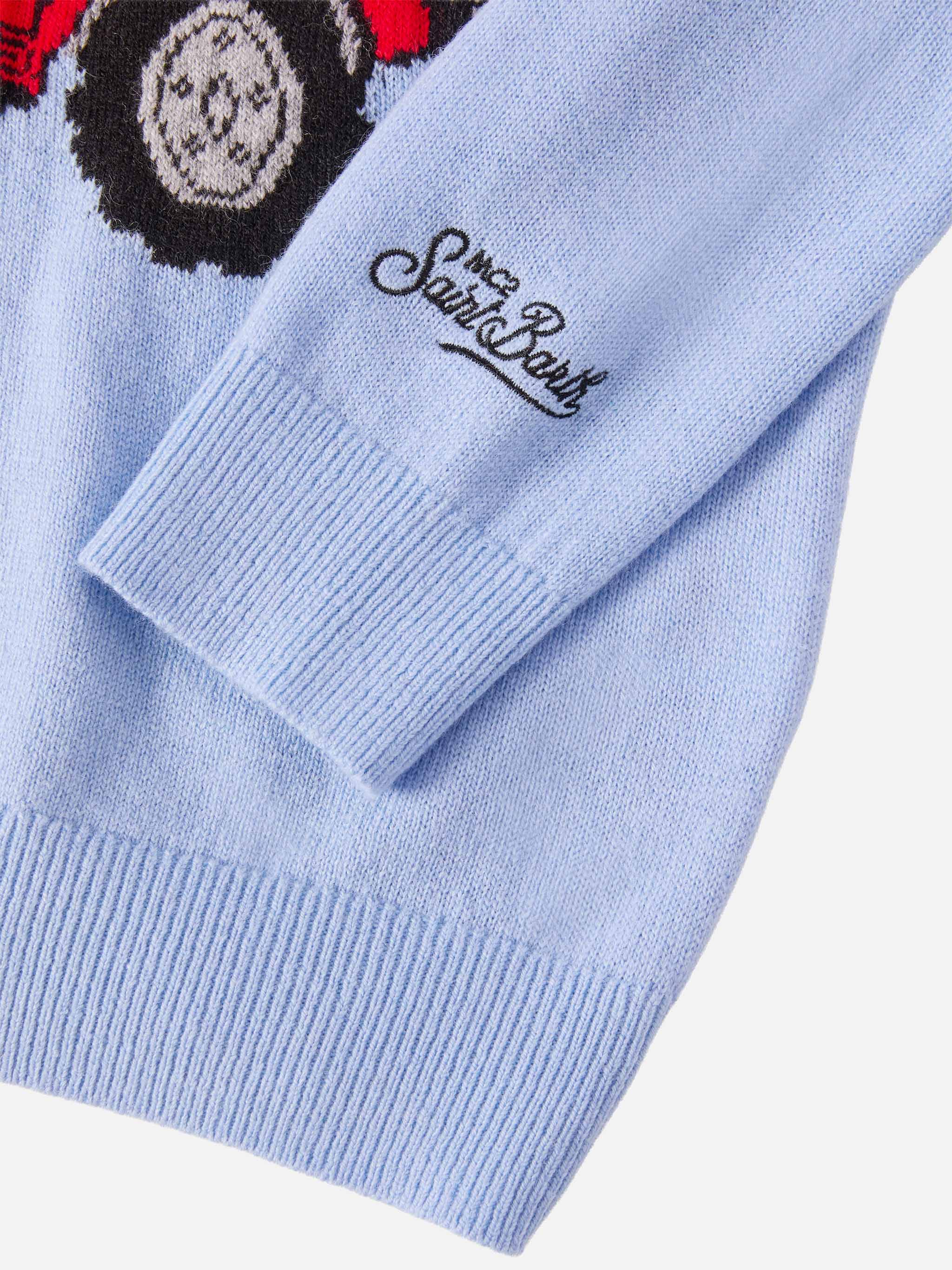 Girocollo Douglas Light in misto cashmere con jacquard Snoopy | PEANUTS SPECIAL EDITION - Image 3