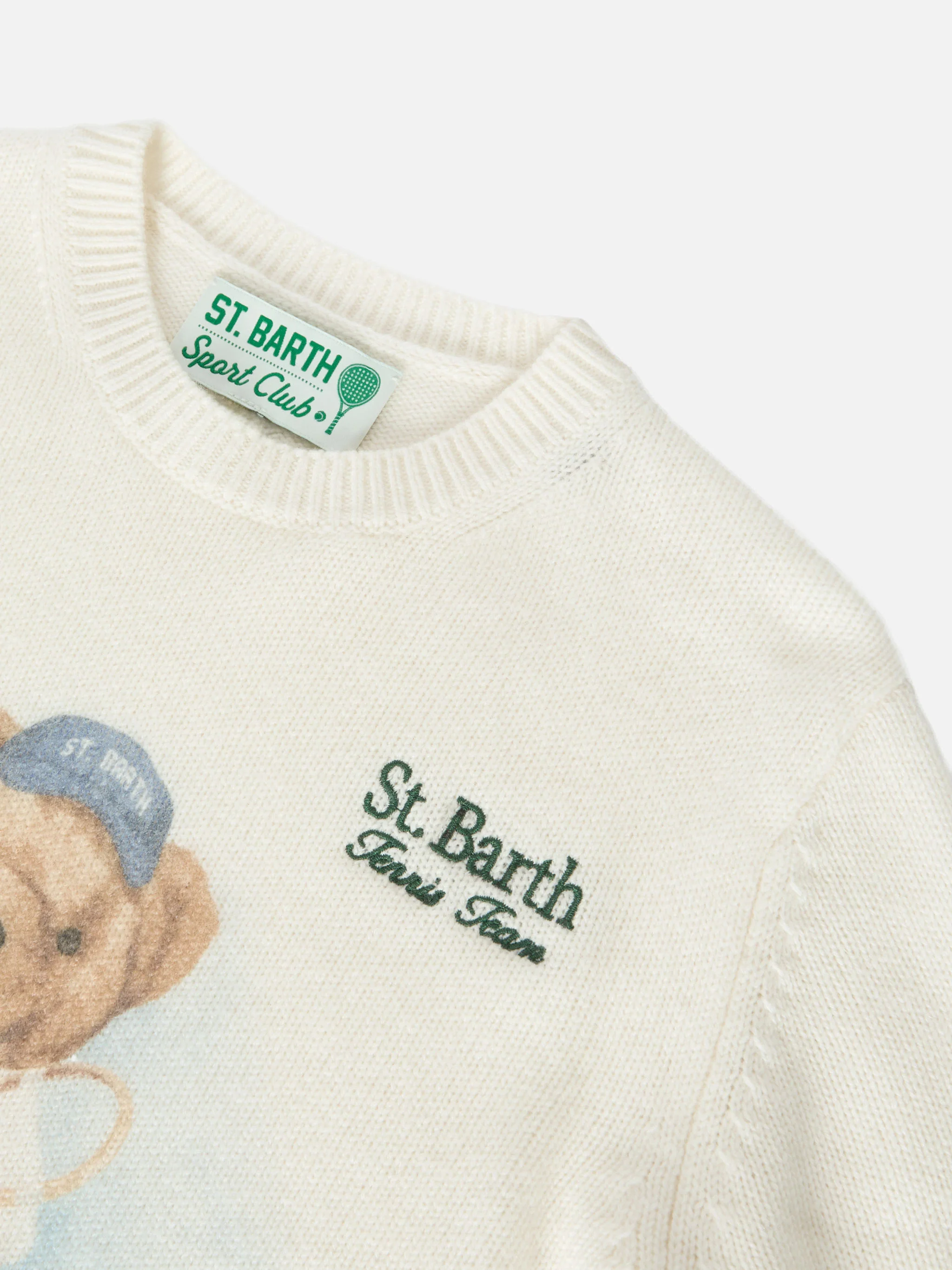 Maglione Douglas  con stampa orsetto e ricamo - Image 3