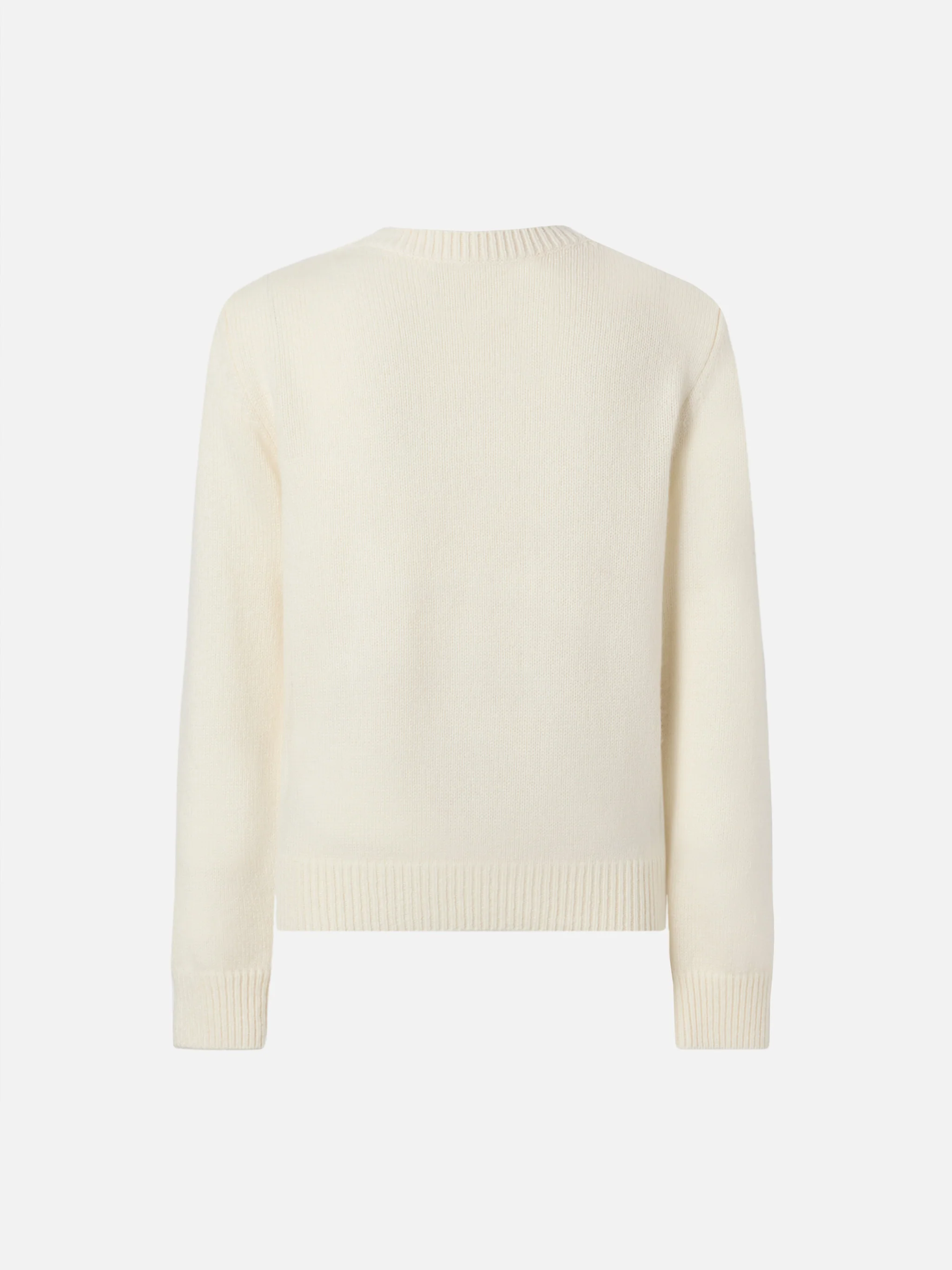 Maglione Princess in misto cashmere con stampa orsetto e ricamo - Image 2