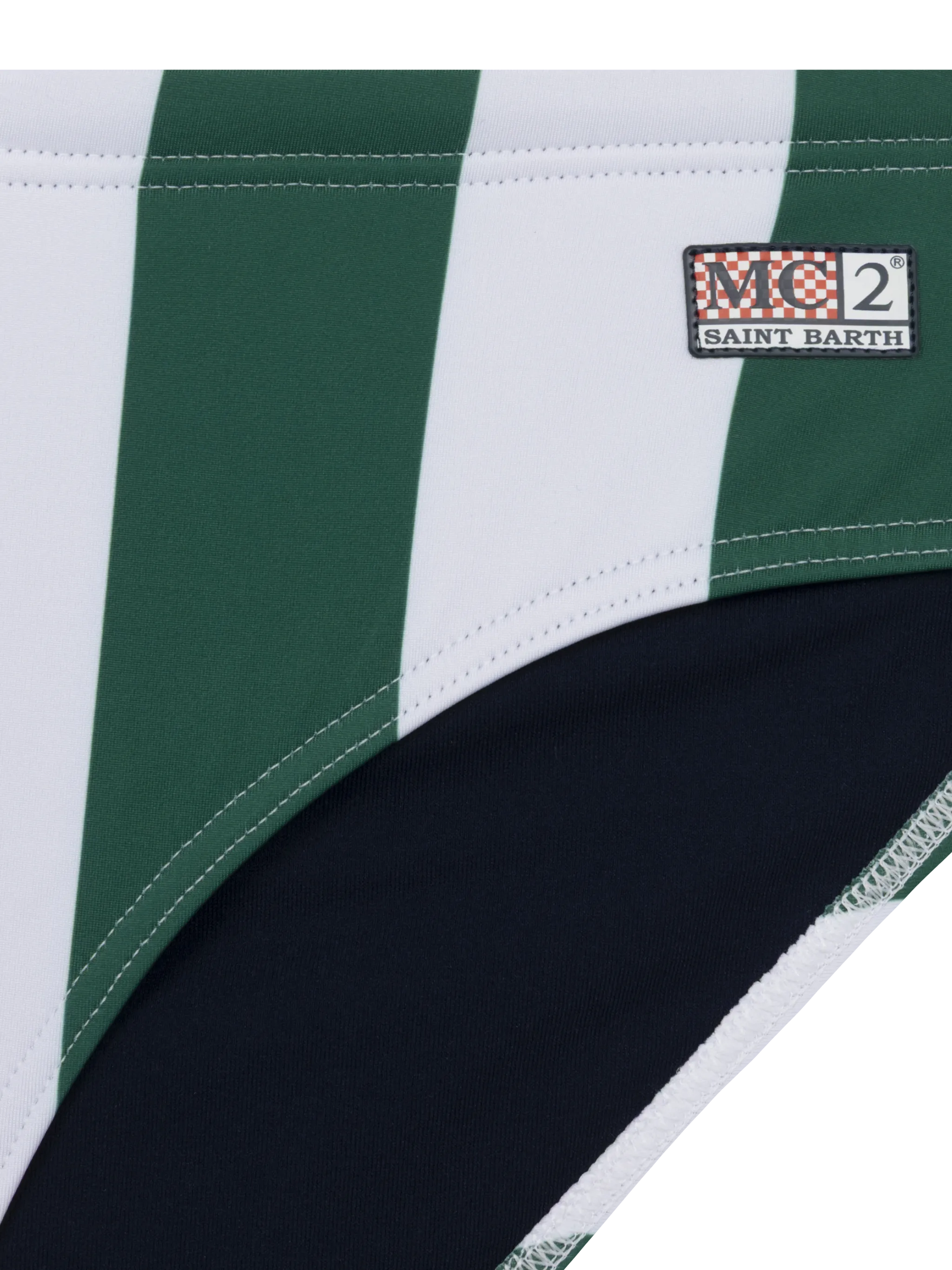 Slip da mare Cayo con stampa righe - Image 3