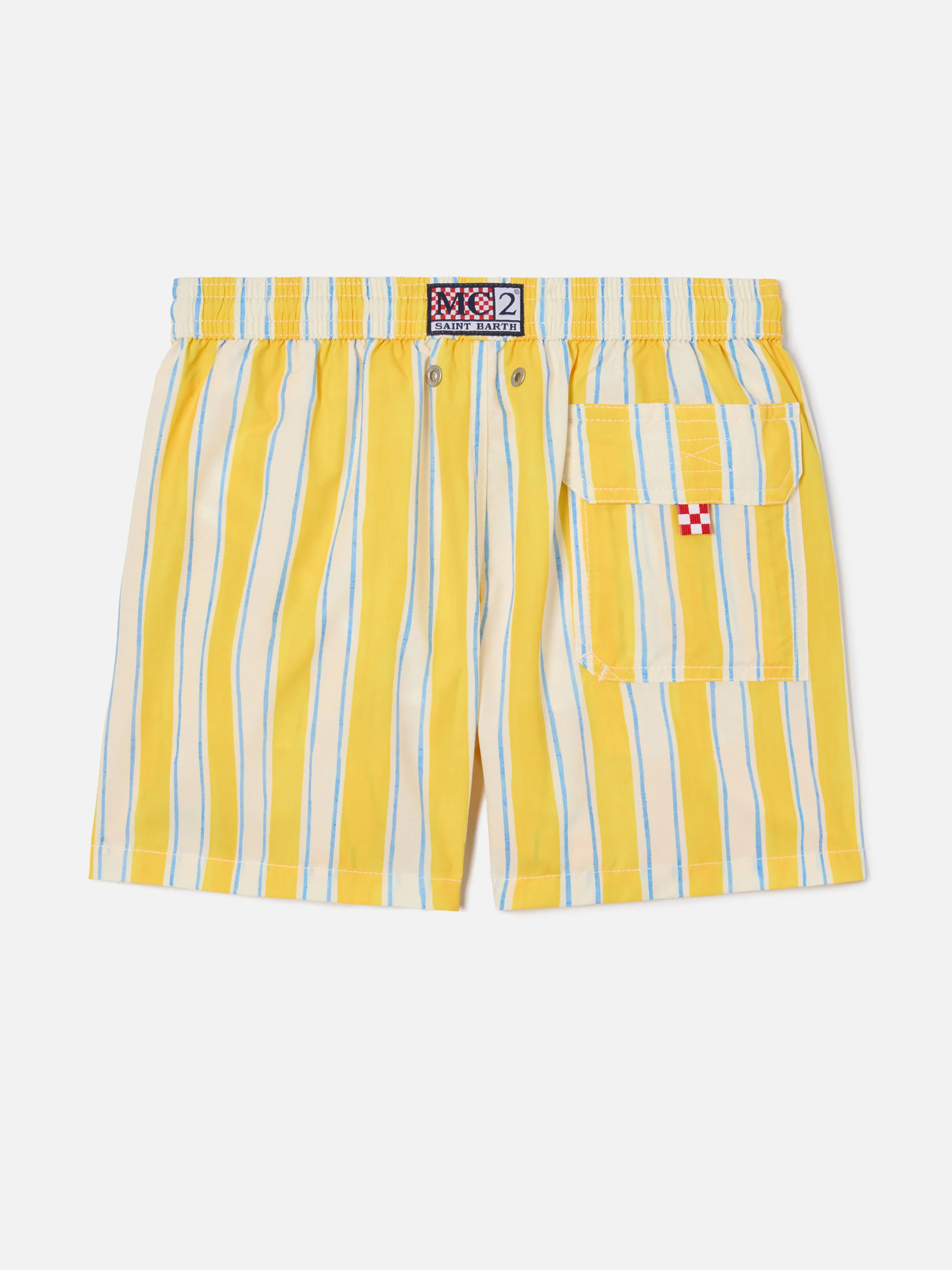 Costume Syros Jr a righe con ricamo St. Barth - Image 2