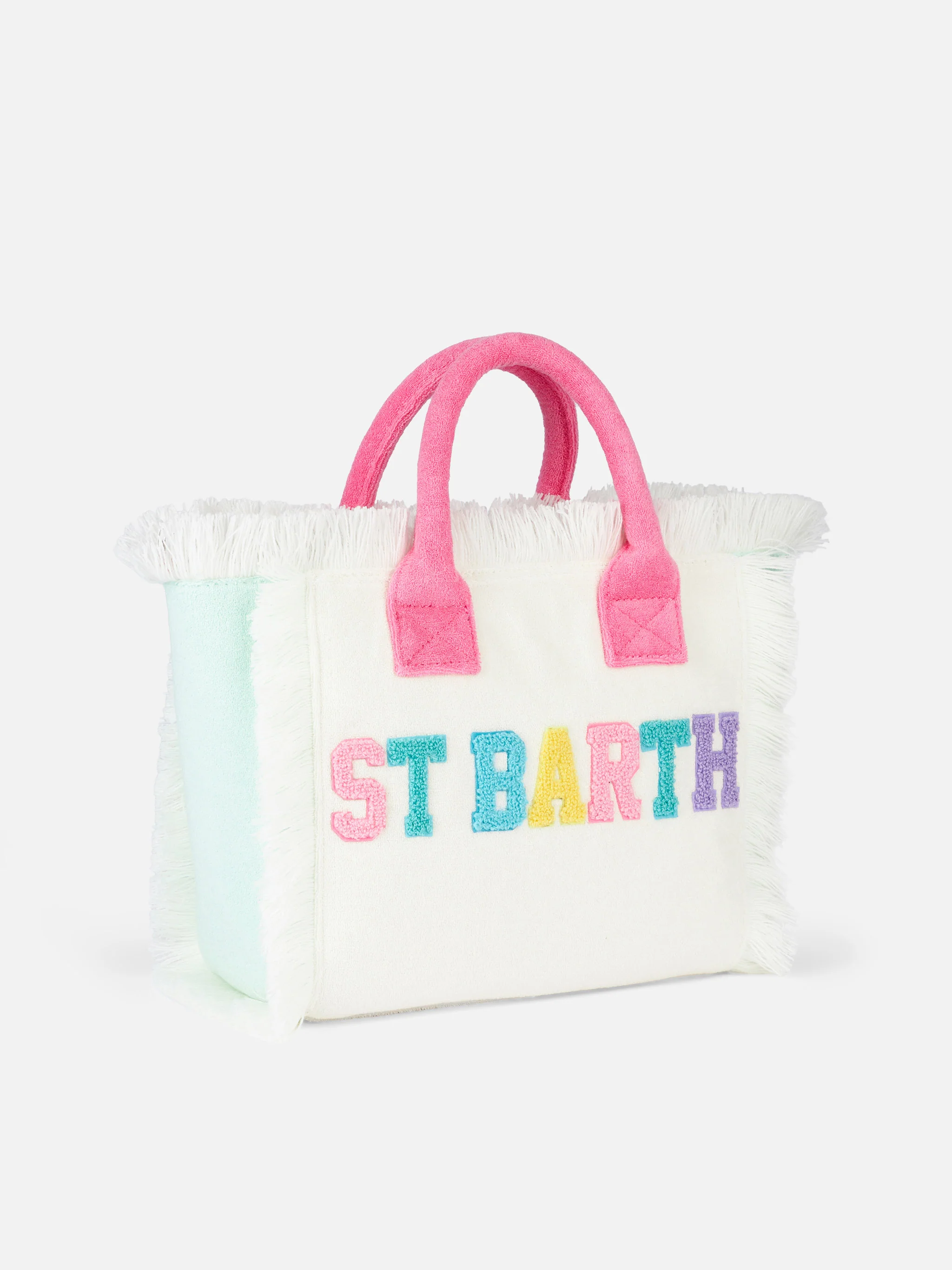 Borsa Colette Sponge patch multicolore in tessuto effetto spugna - Image 3