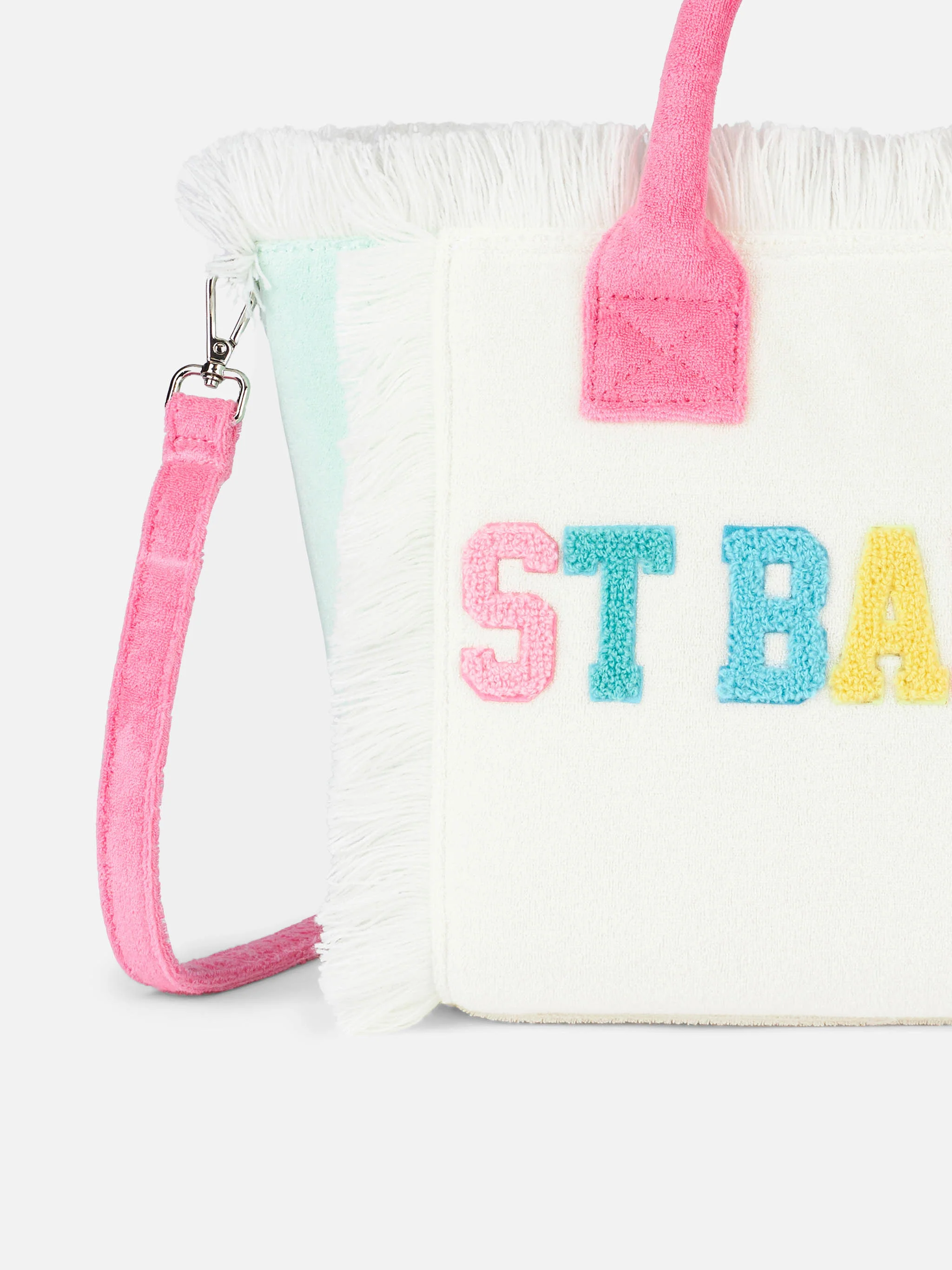 Borsa Colette Sponge patch multicolore in tessuto effetto spugna - Image 4