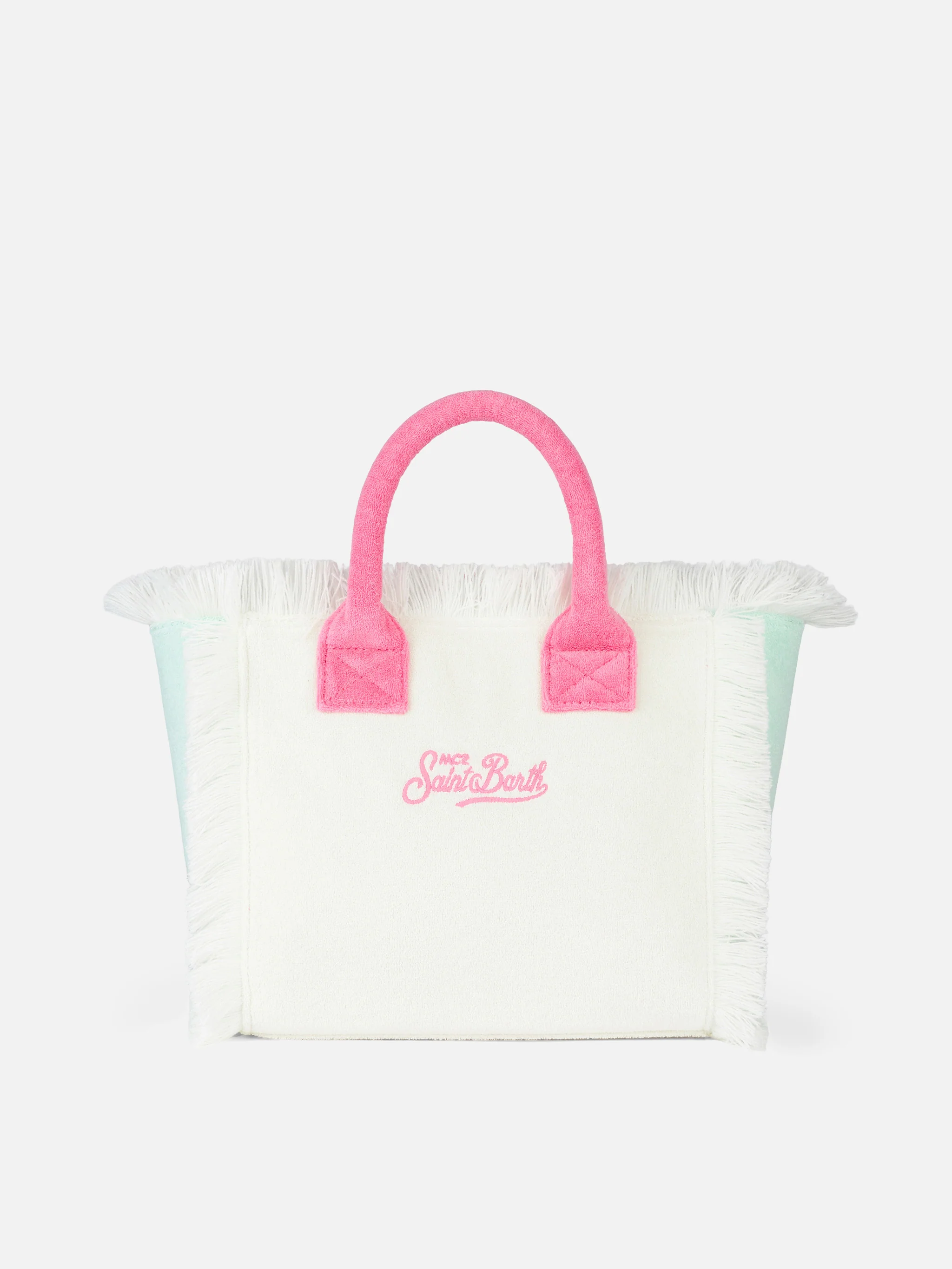 Borsa Colette Sponge patch multicolore in tessuto effetto spugna - Image 5