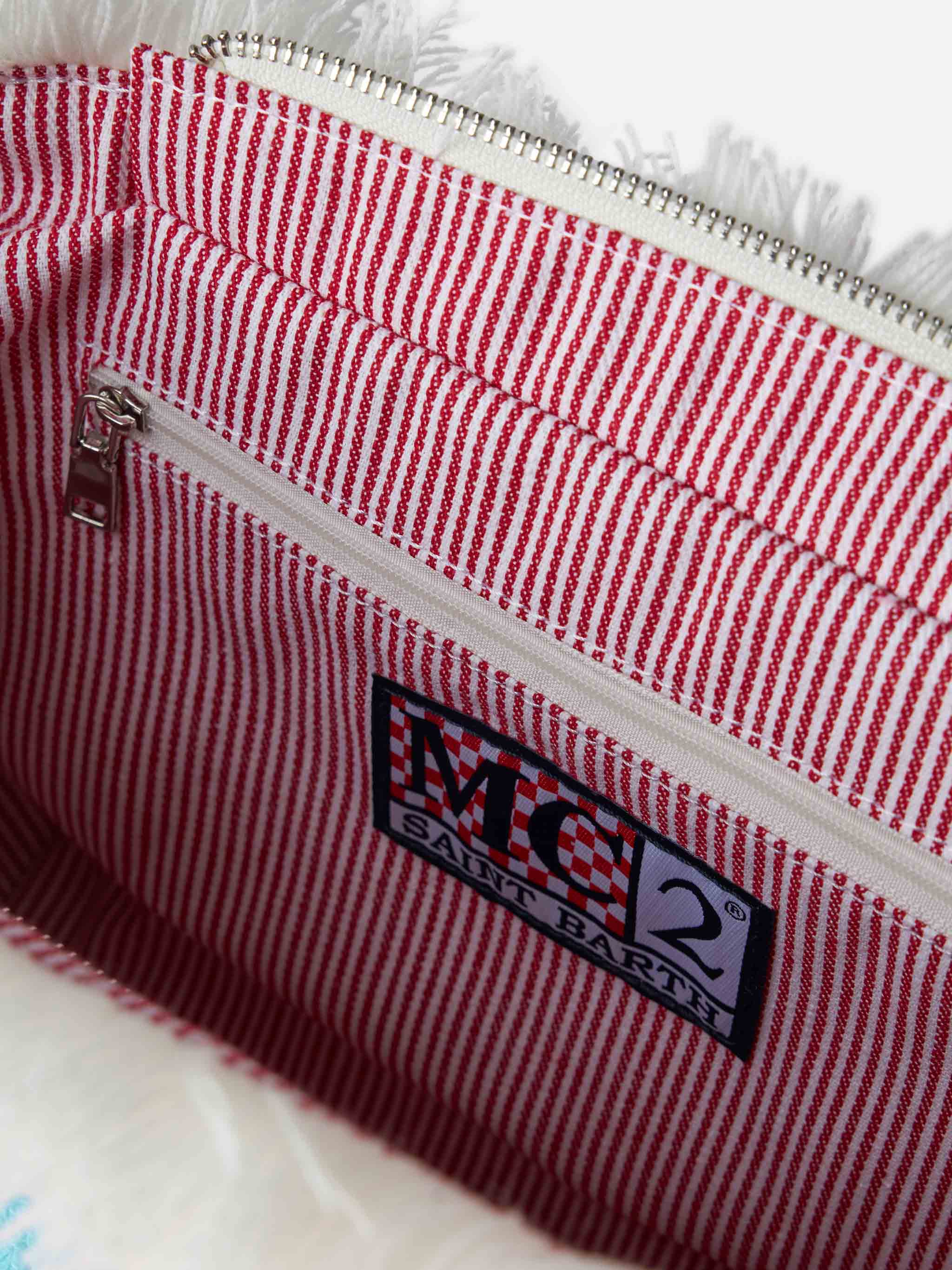 Borsa Colette Sponge patch multicolore in tessuto effetto spugna - Image 6