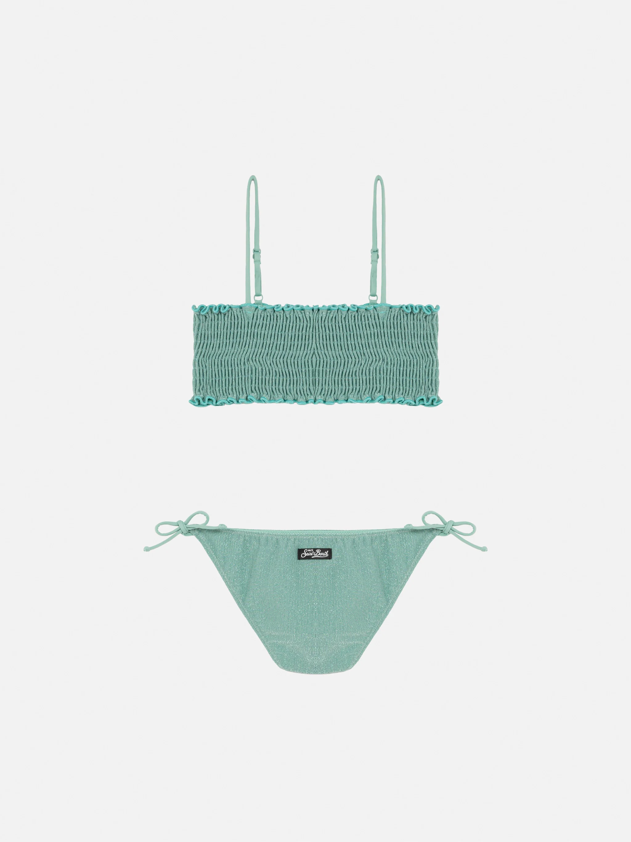 Bikini Tilly in lurex con ricamo smock - Image 2