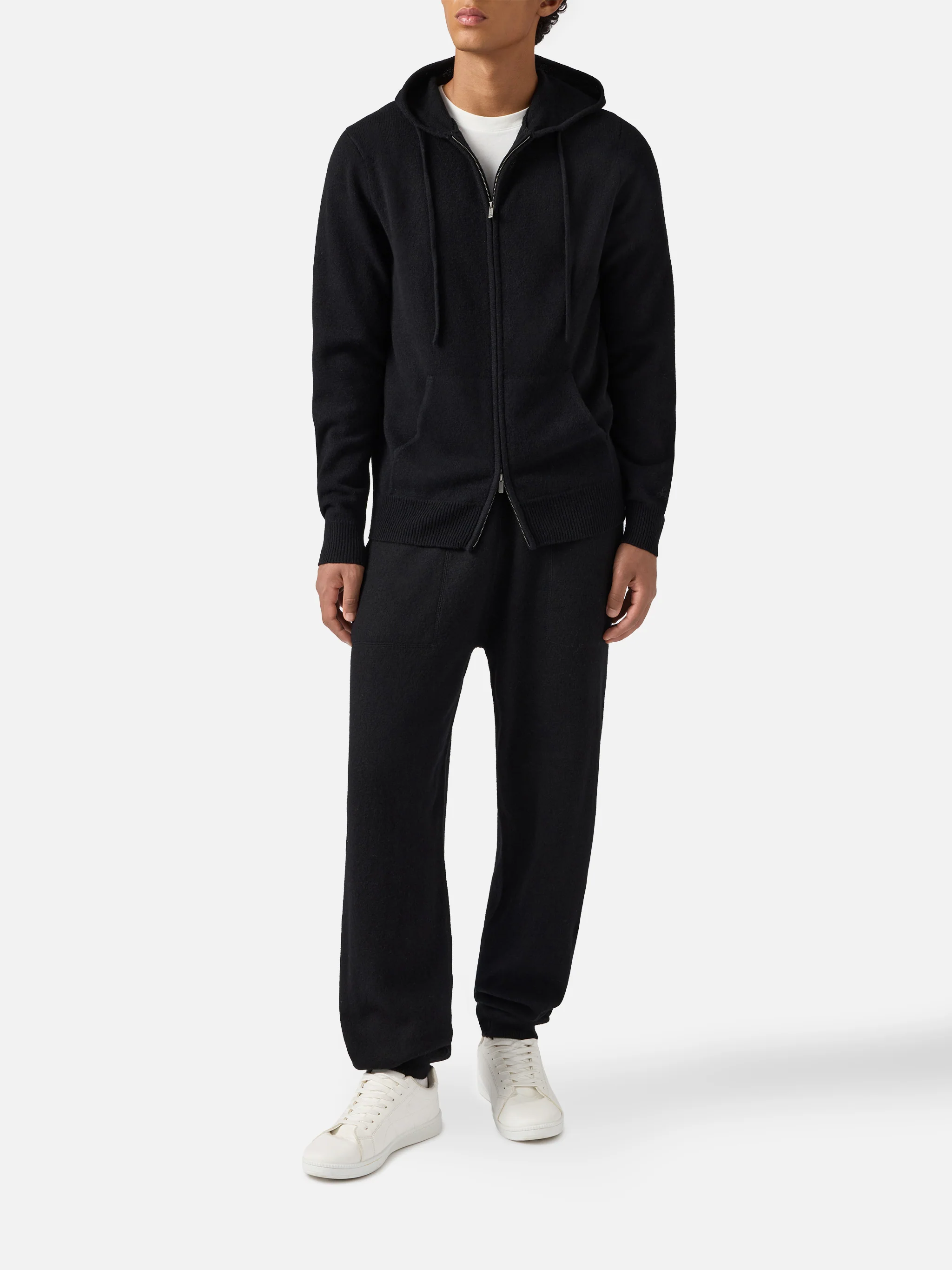 Pantaloni jogger in maglia modello John con tasche - Image 2