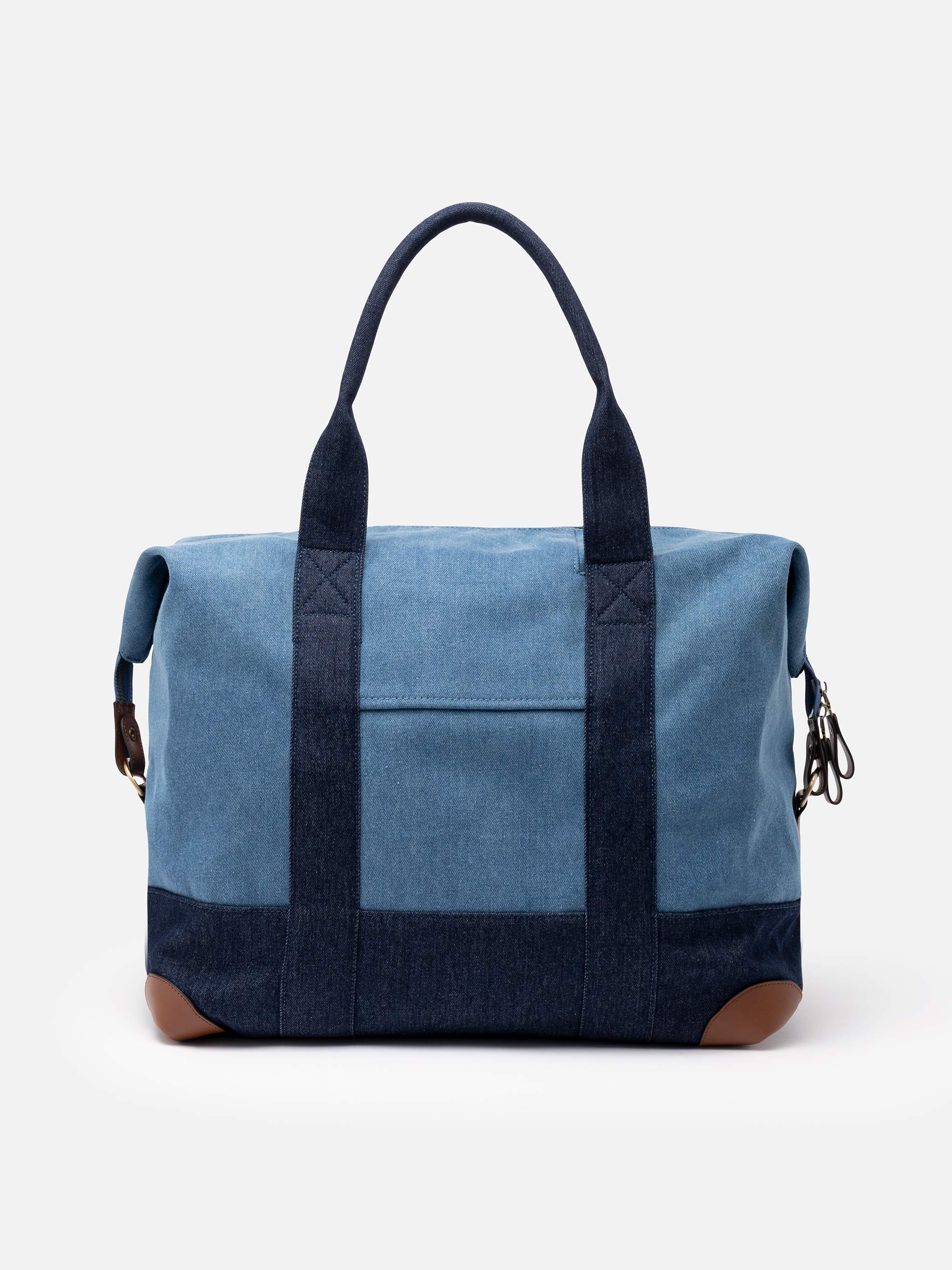 Travel Duffel Bag in denim - Image 3