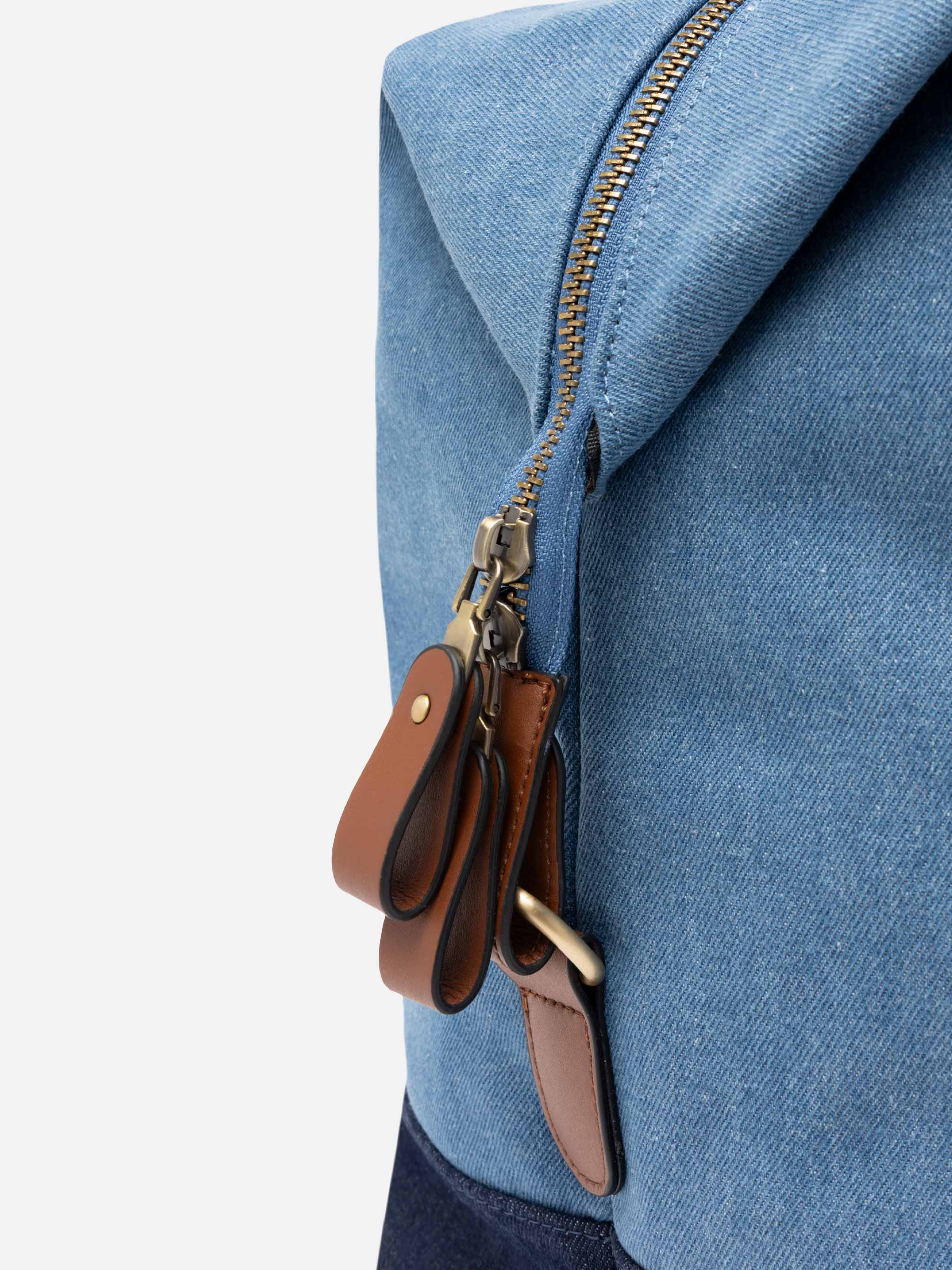 Travel Duffel Bag in denim - Image 5