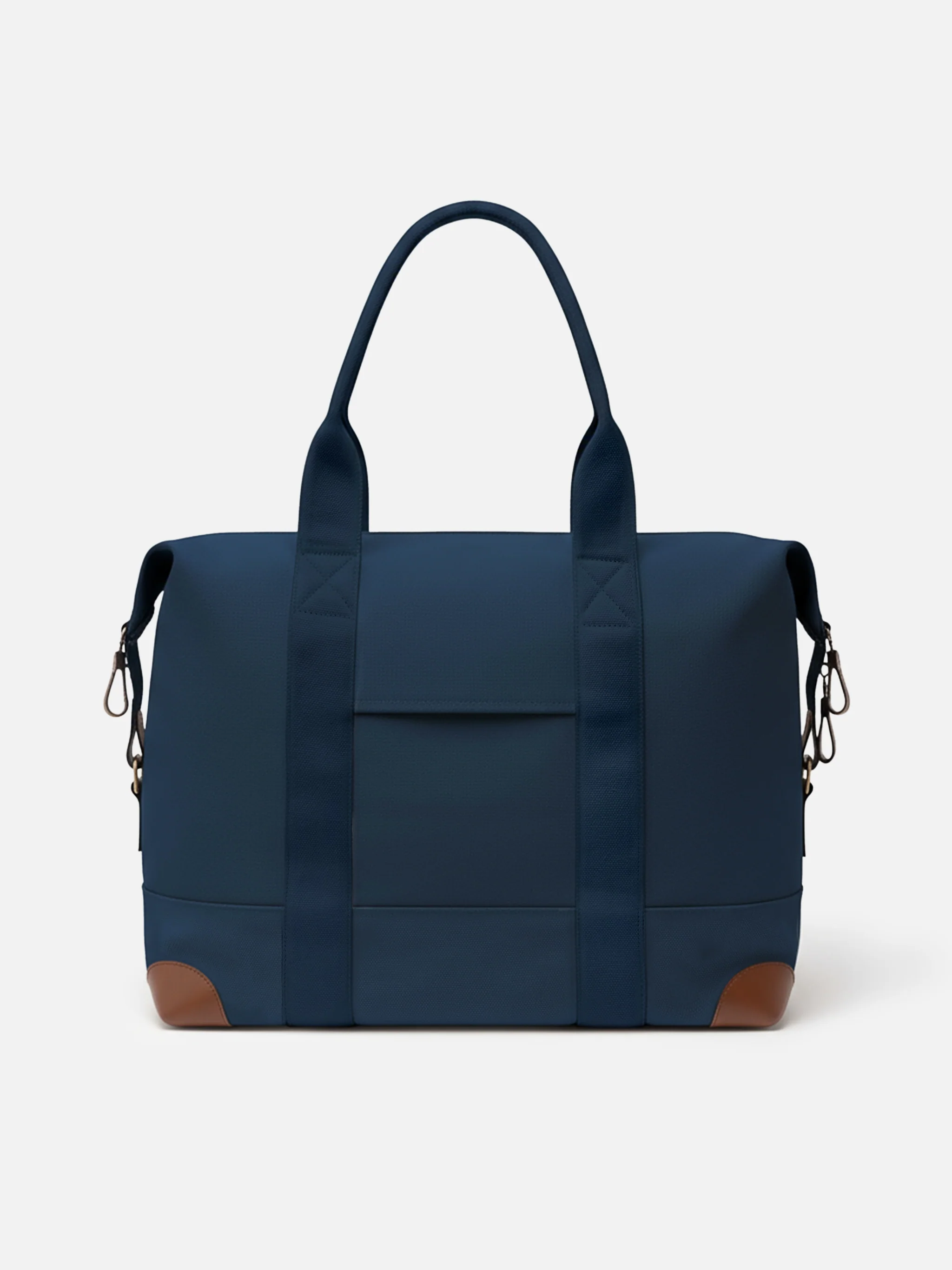 Travel Duffel Bag in navy blue cotton - Image 2