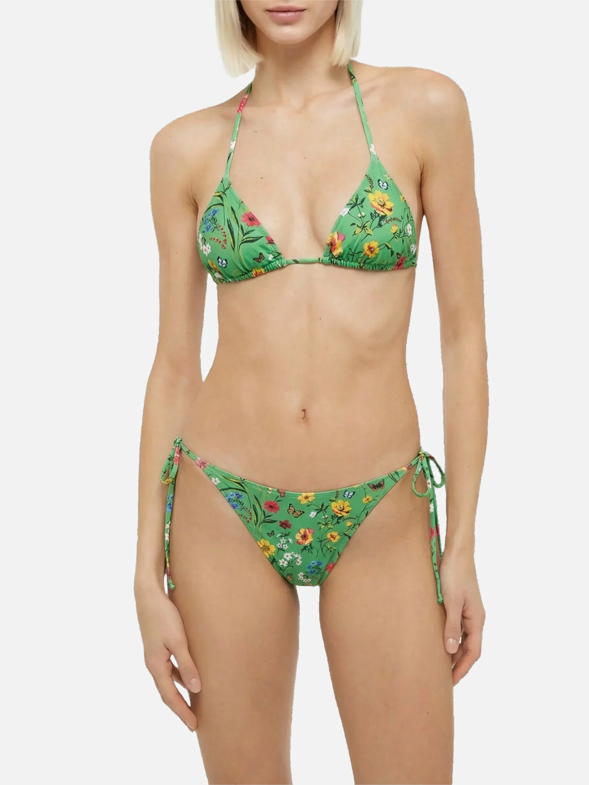 Bikini a triangolo Leah Norah con stampa fiori - Image 2