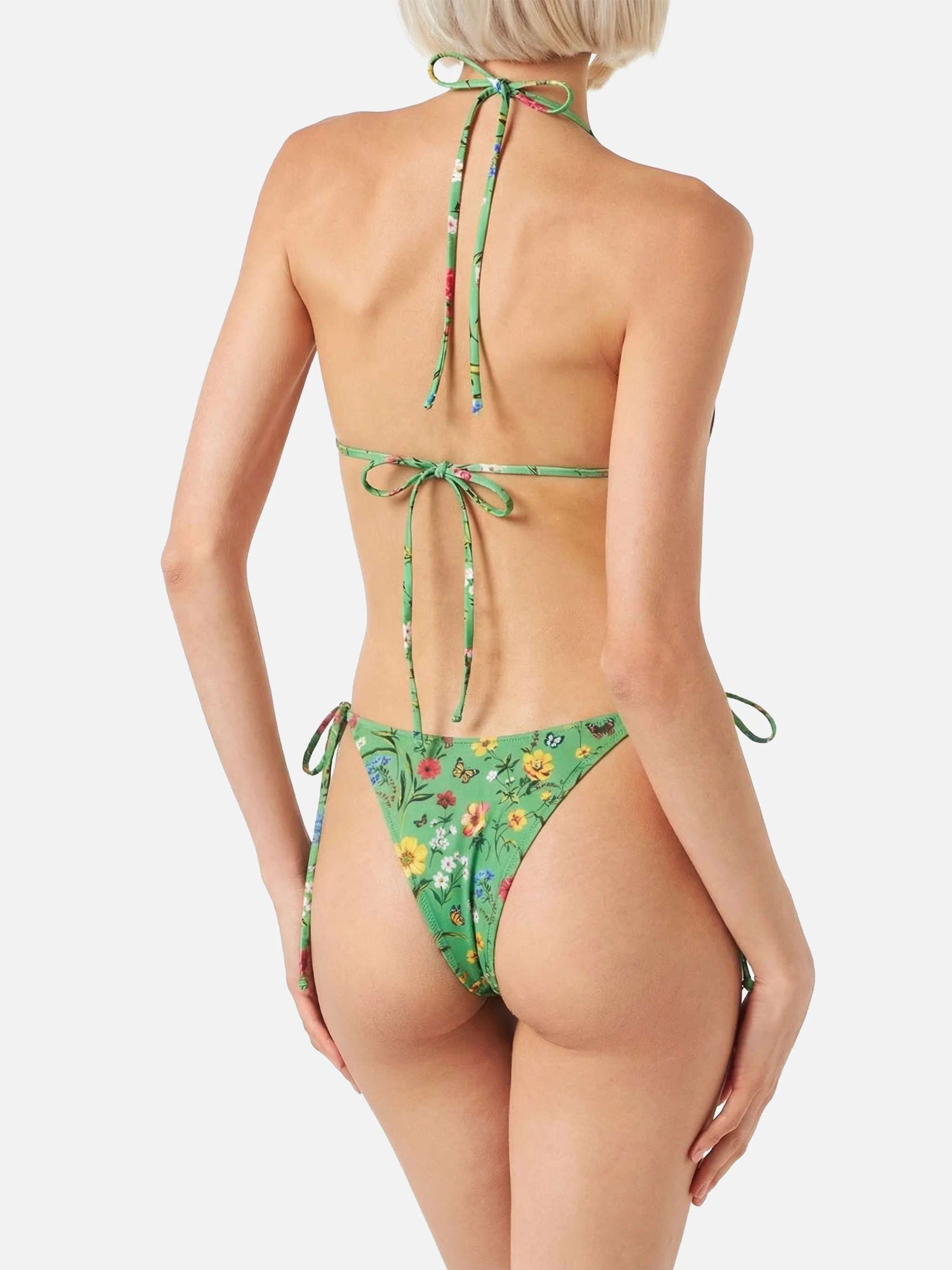 Bikini a triangolo Leah Norah con stampa fiori - Image 3