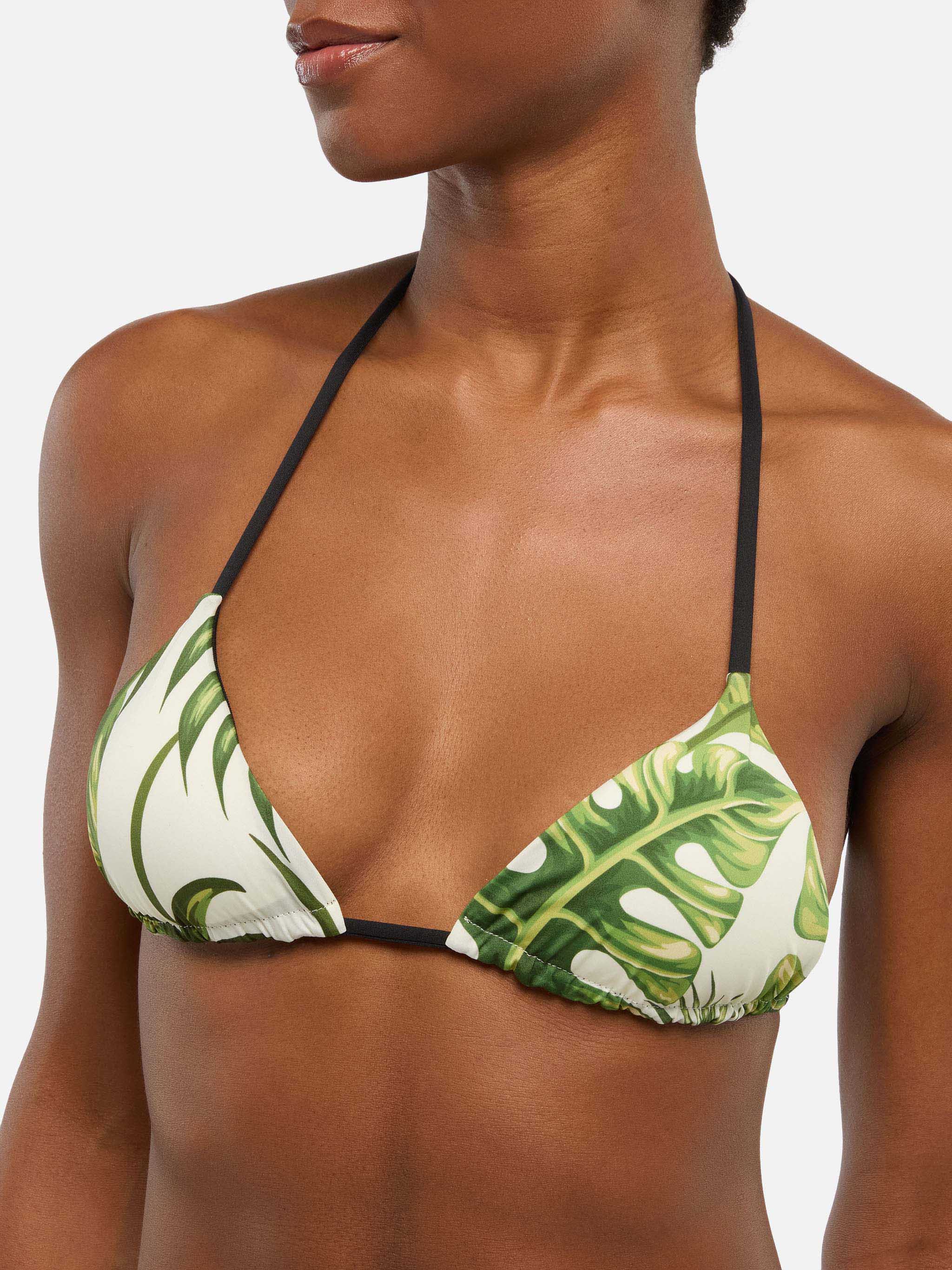 Bikini a triangolo Zoe Ines con stampa tropicale - Image 3