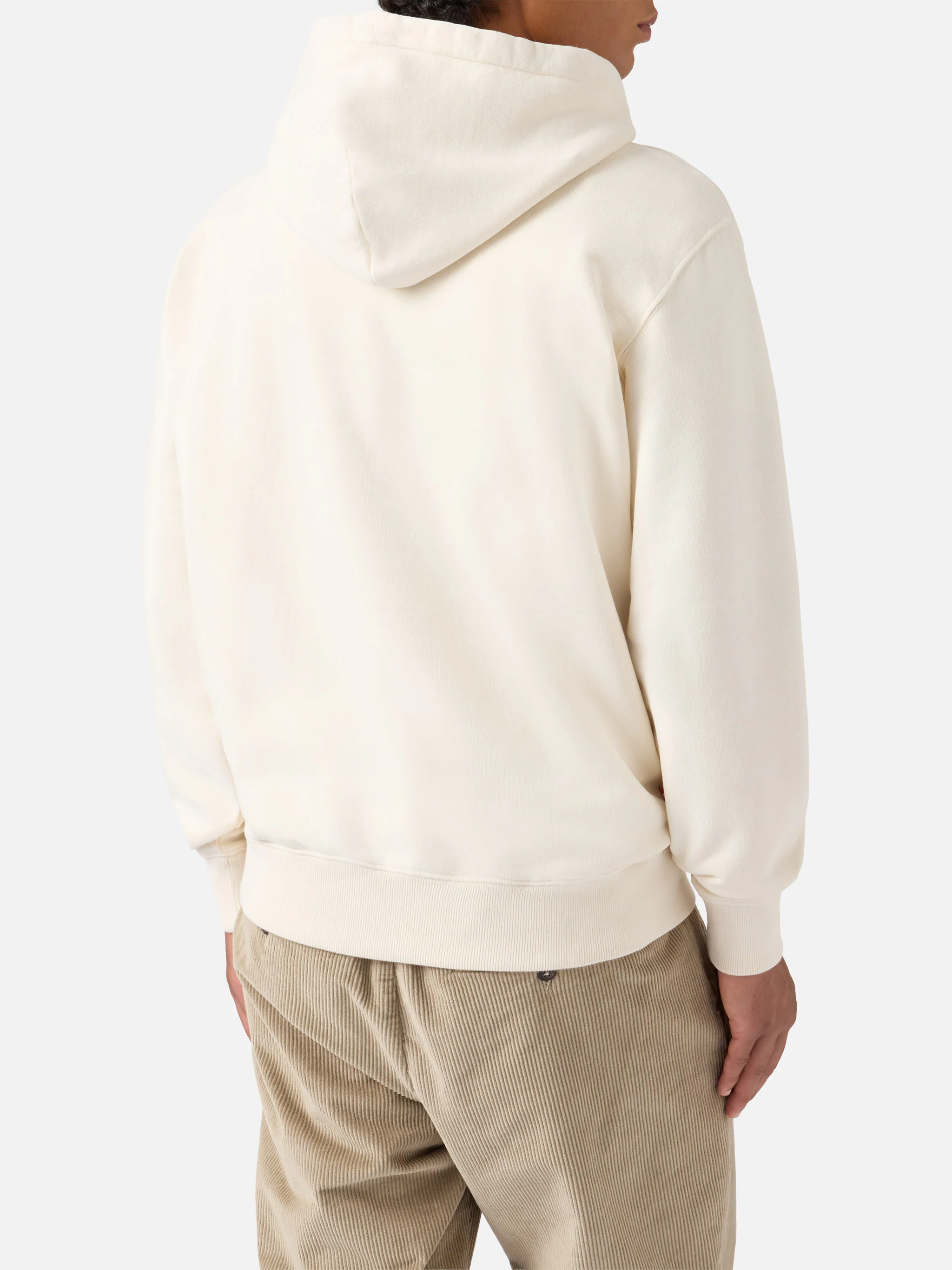 Felpa Tribeca in cotone crema con cappuccio e ricamo St. Barth - Image 3