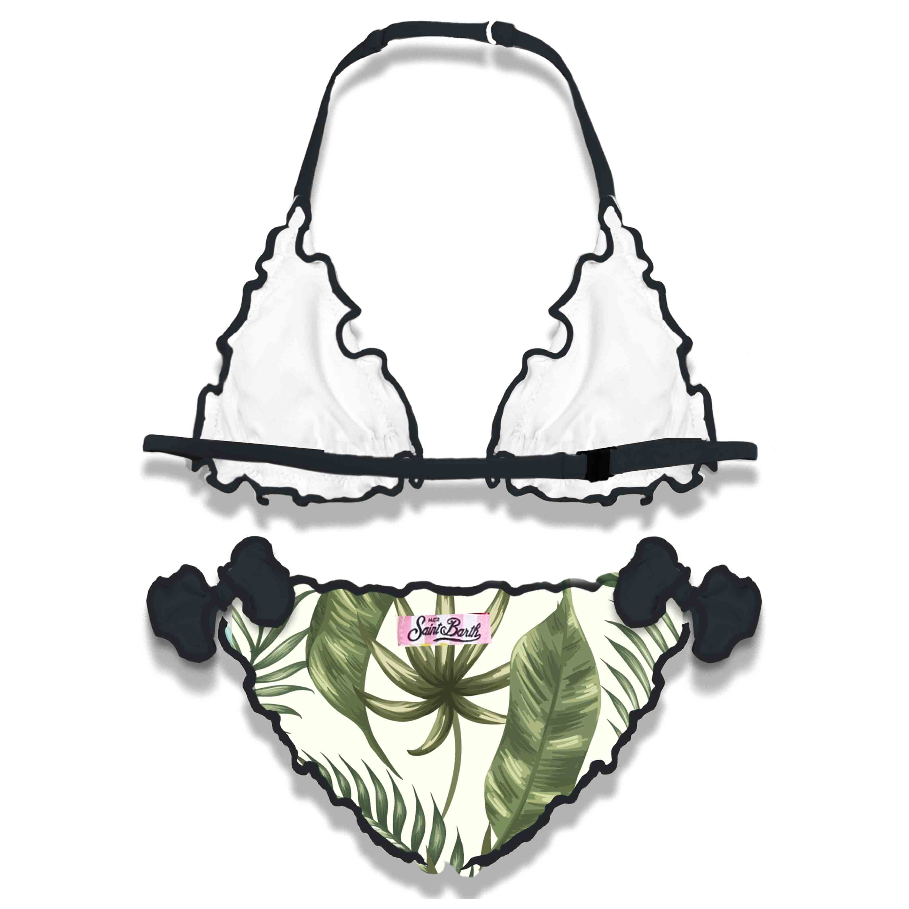 Bikini da bambina stampa tropicale - Image 2