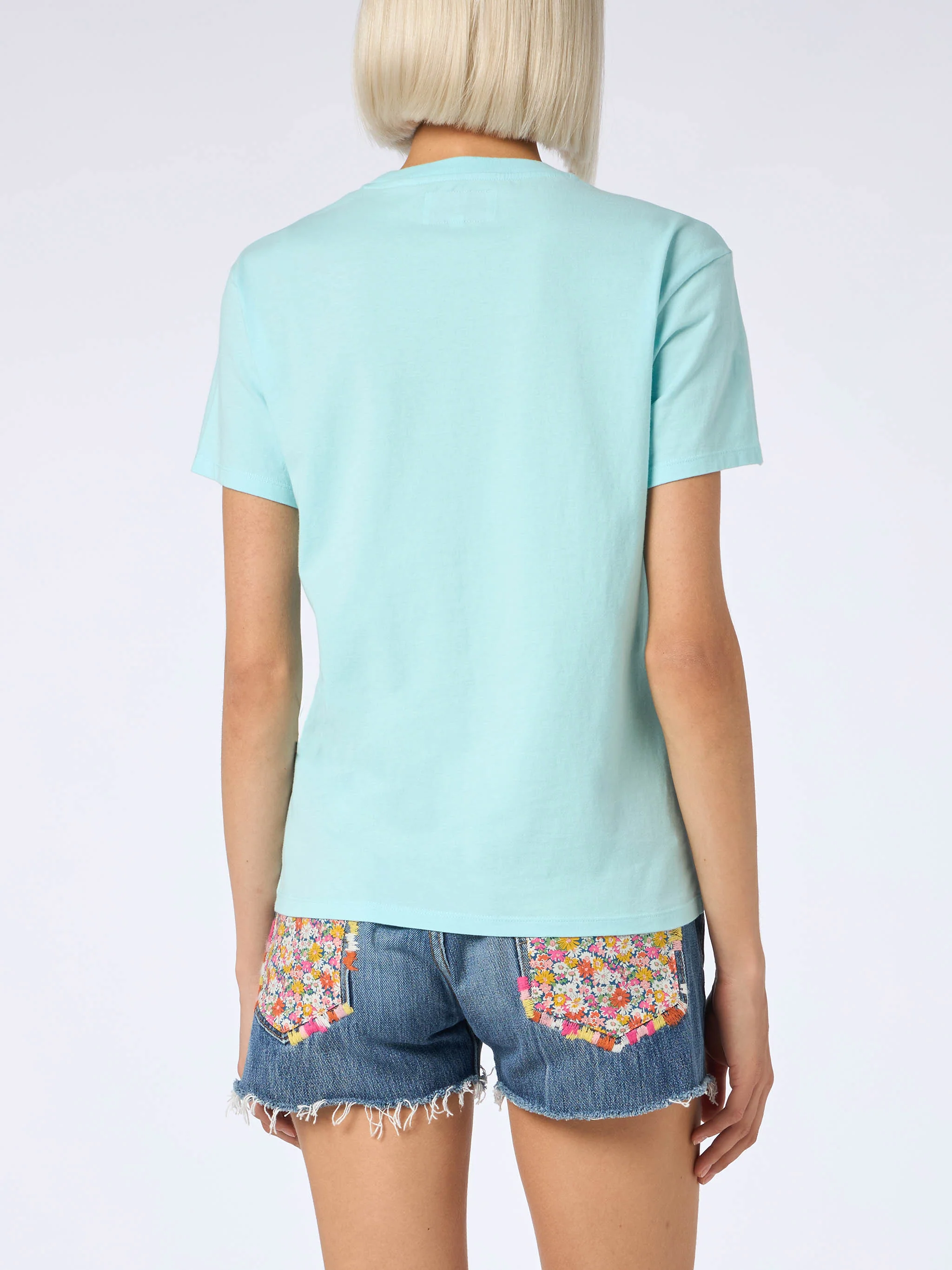 T-shirt Emilie in cotone con stampa St. Barth Beach Club - Image 3