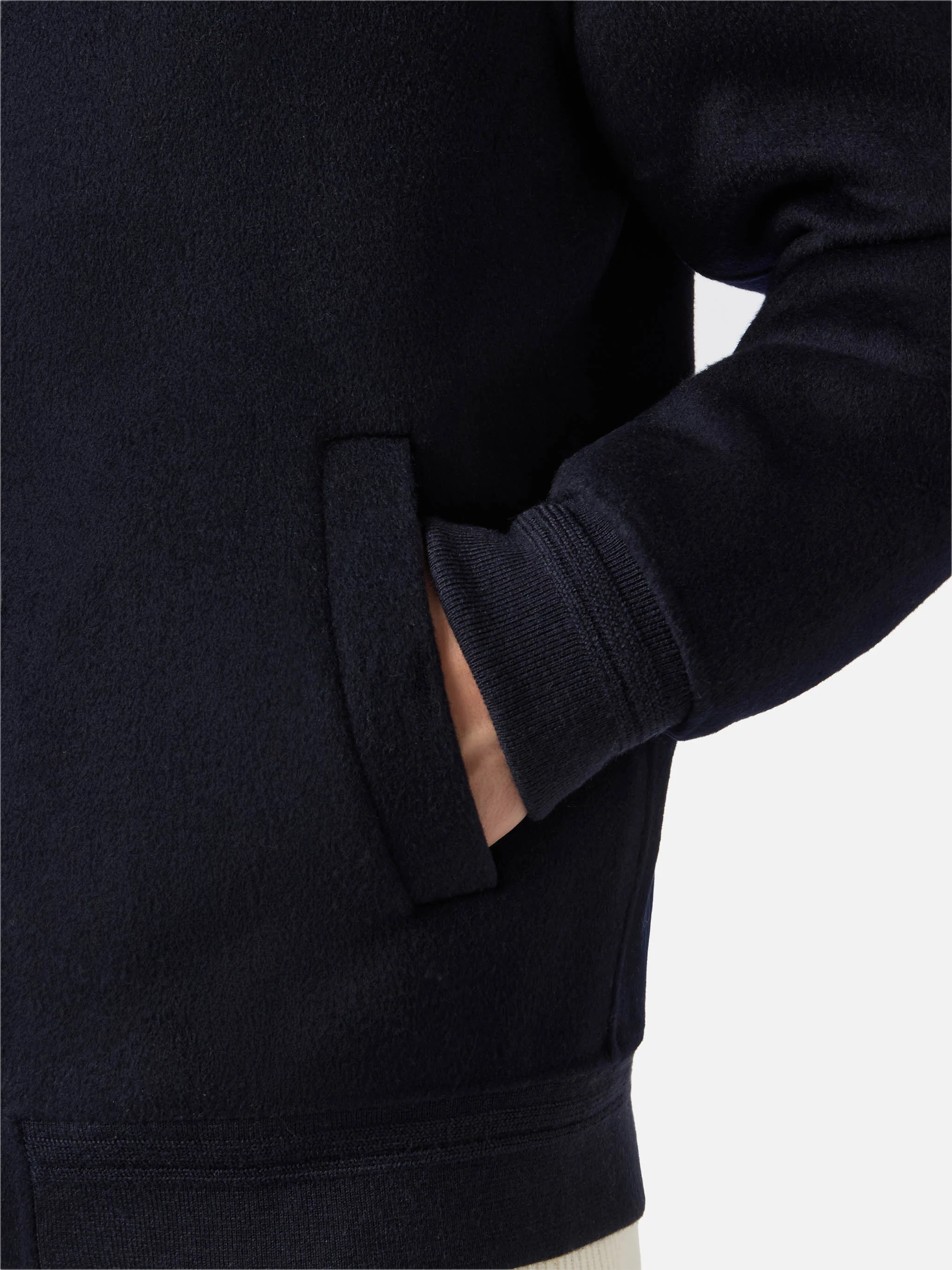 Bomber Camden in lana blu sfoderato  - Image 5