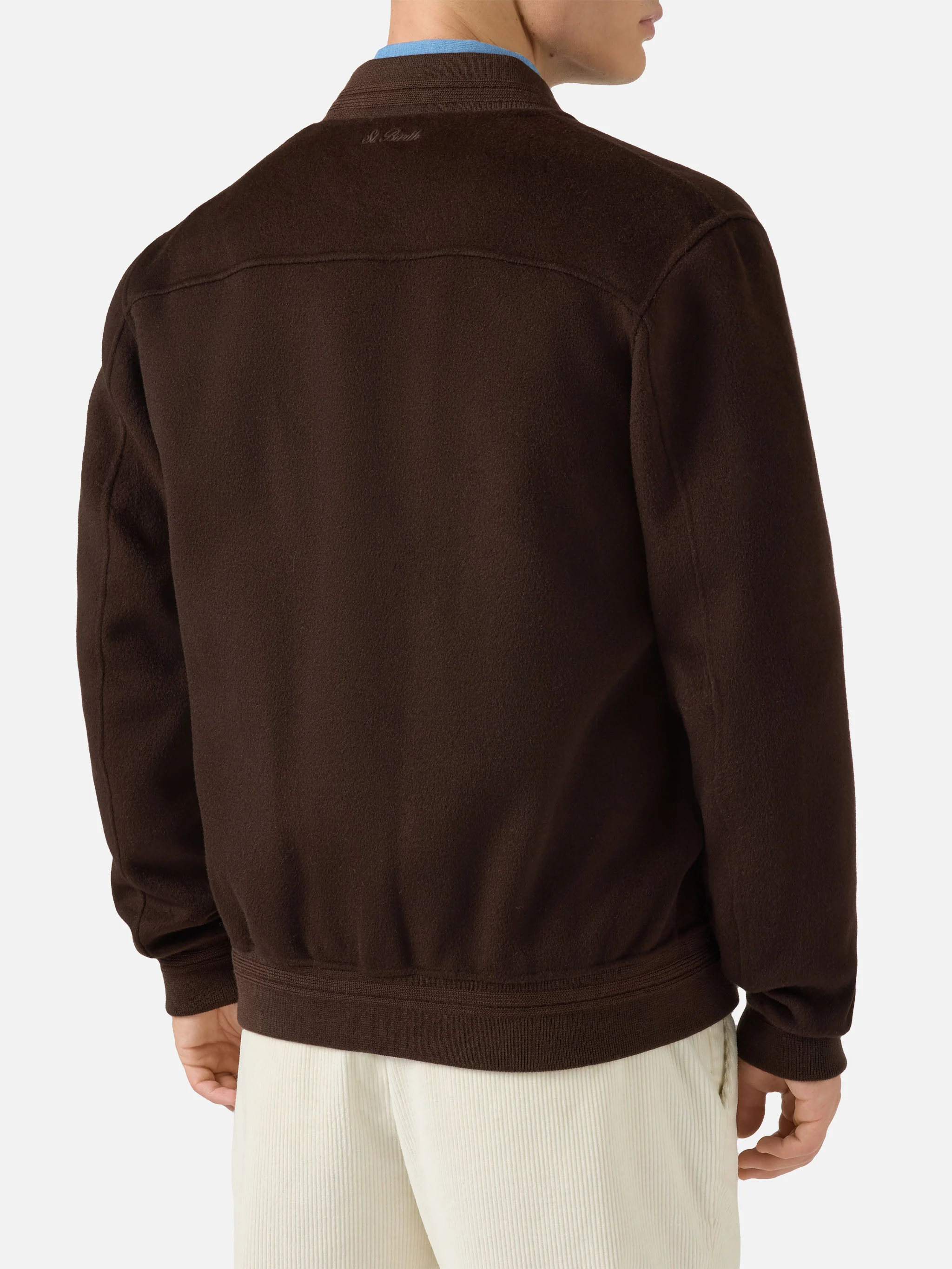 Bomber Camden in lana marrone sfoderato  - Image 4