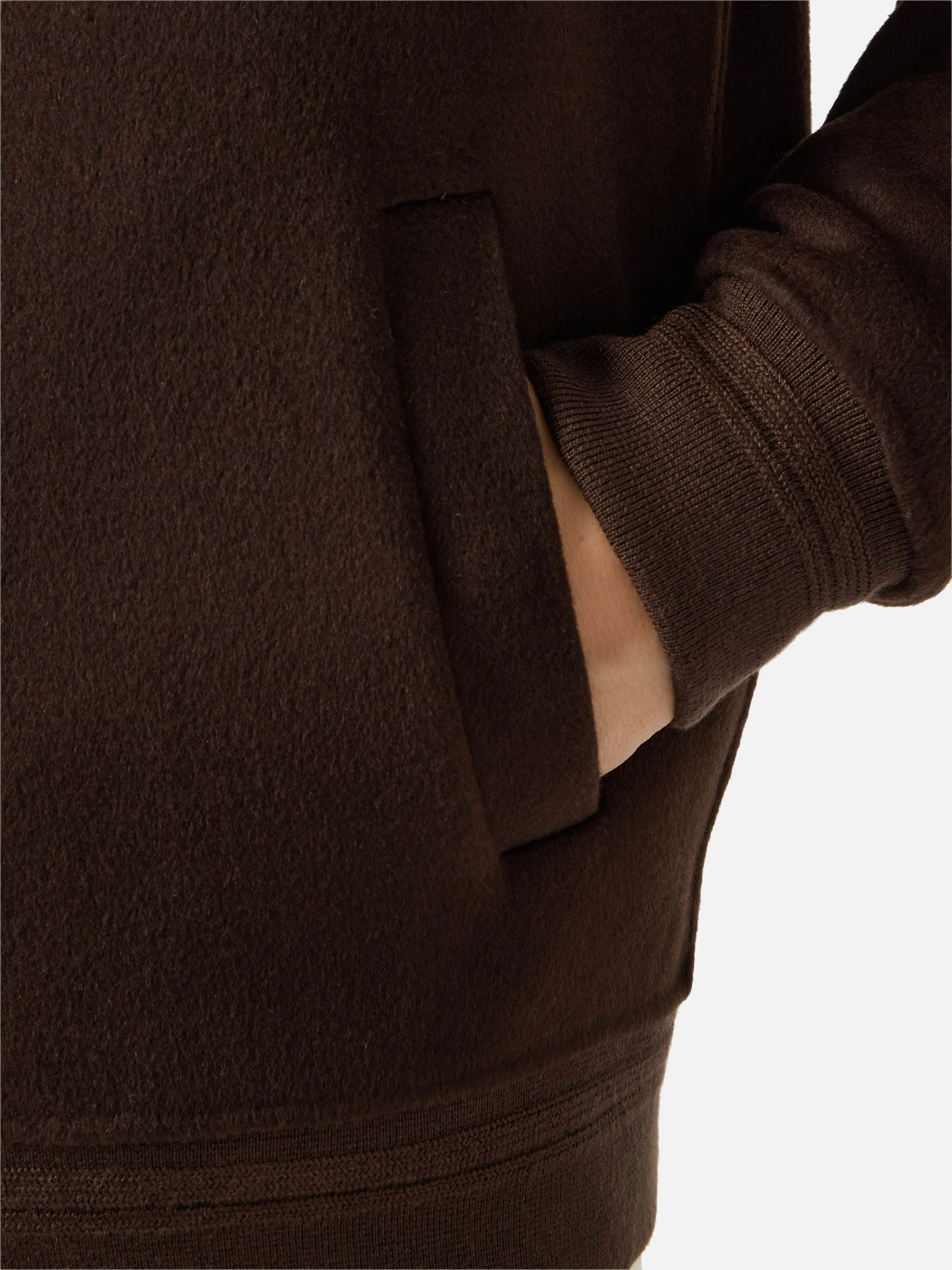 Bomber Camden in lana marrone sfoderato  - Image 6