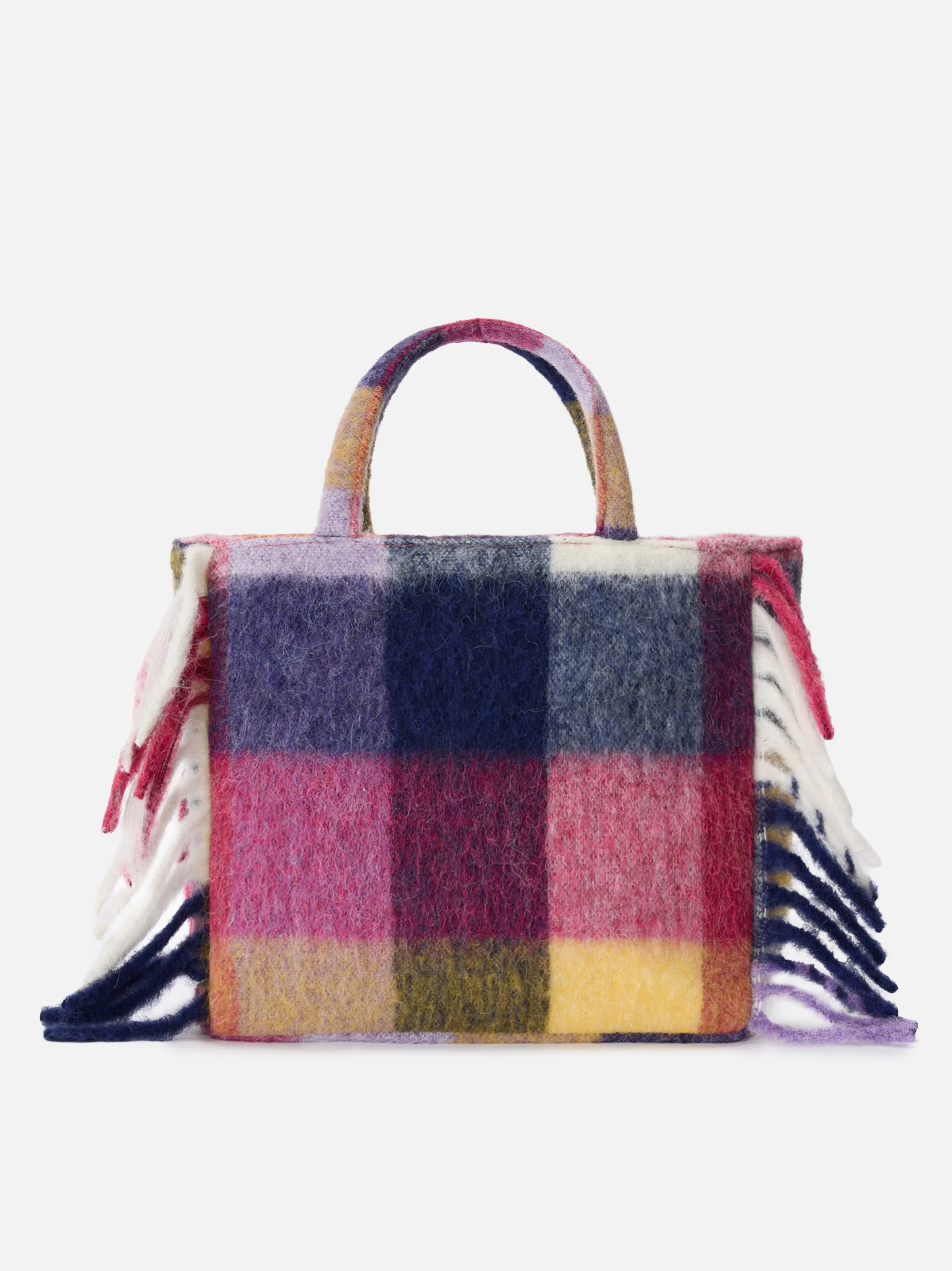 Borsa a spalla Vanity Blanket con stampa a quadri - Image 4