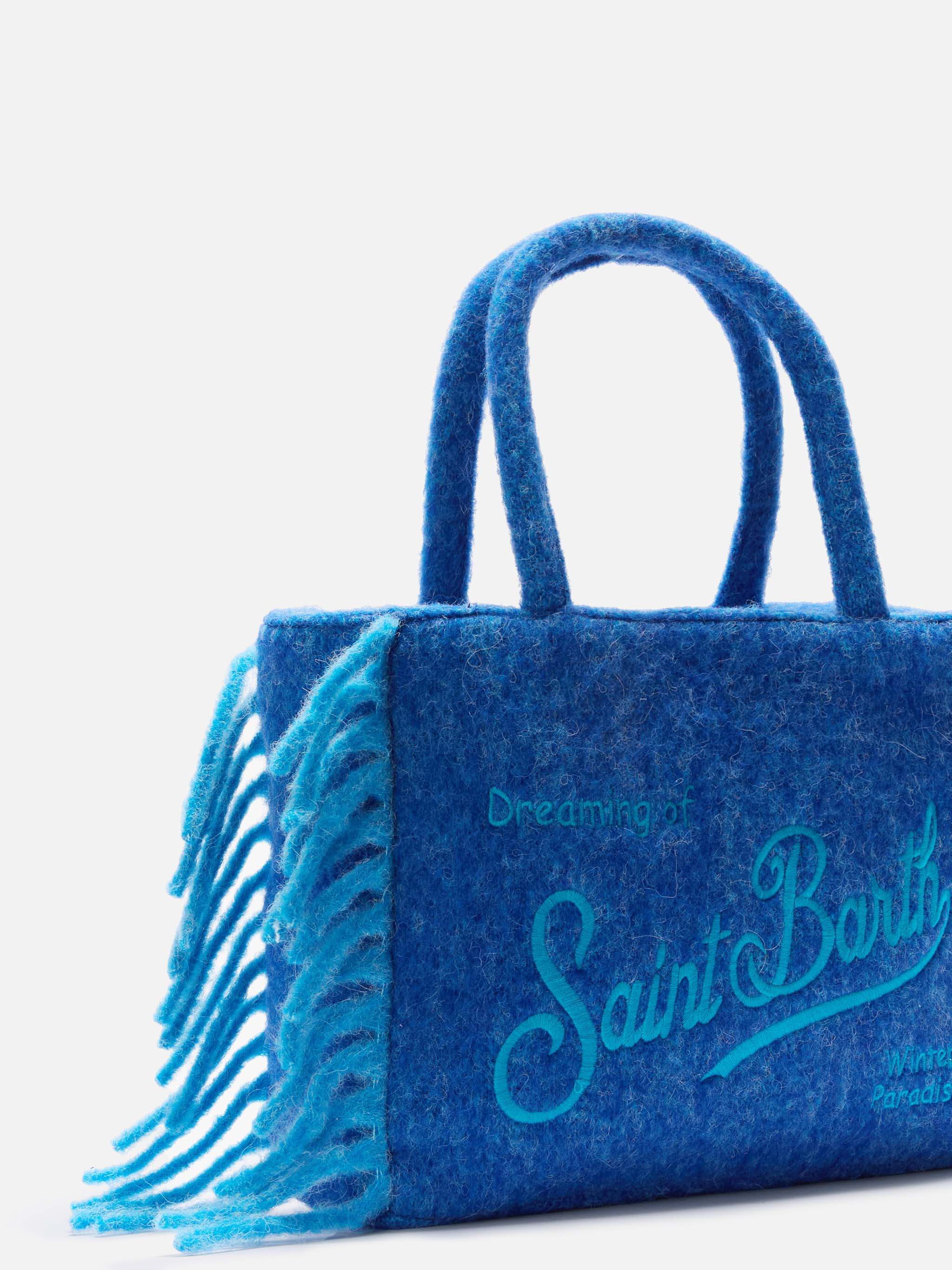 Borsa a spalla Vanity Blanket con frange laterali - Image 3