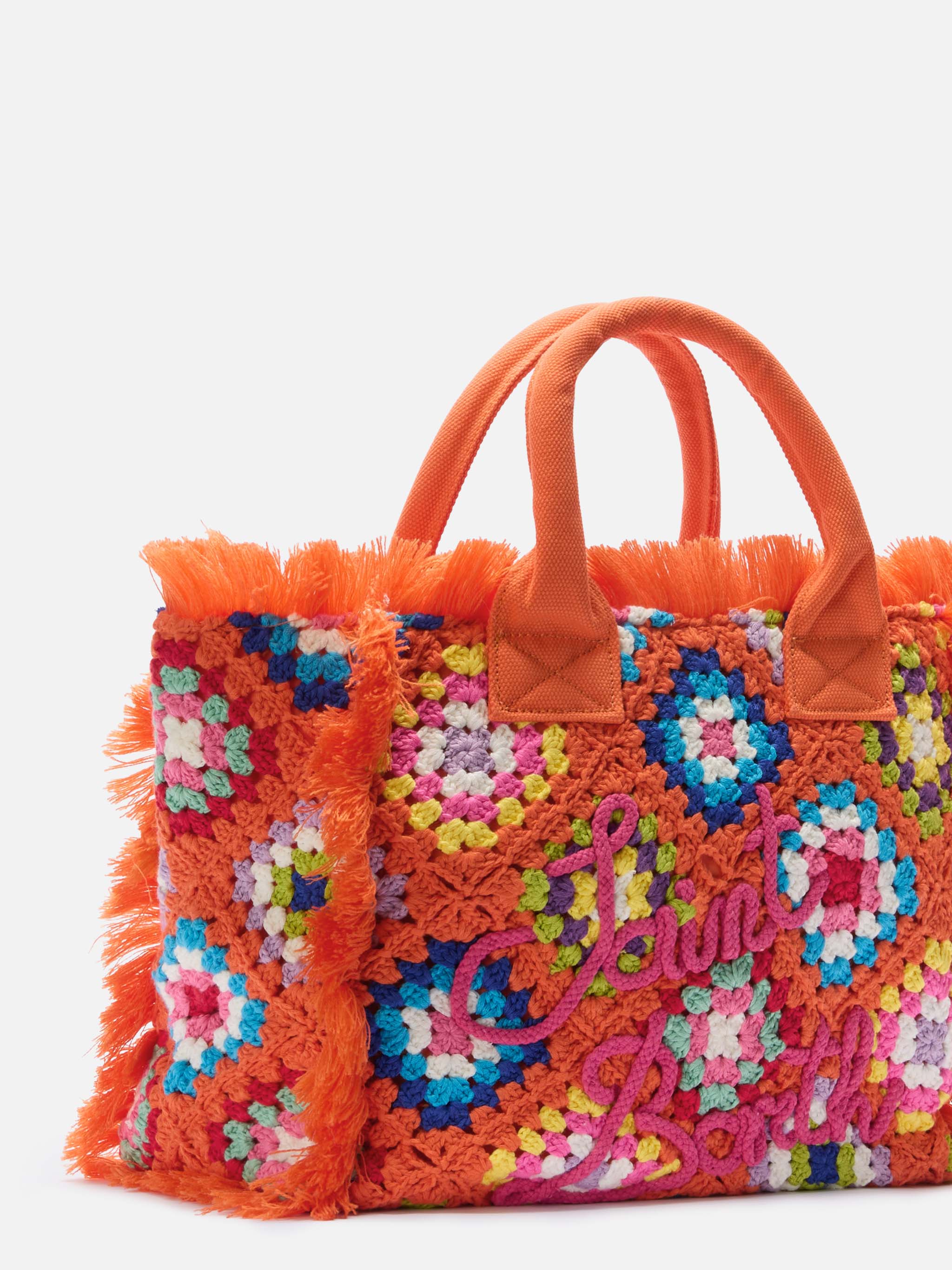 Borsa a spalla Vanity all'uncinetto con fantasia - Image 3