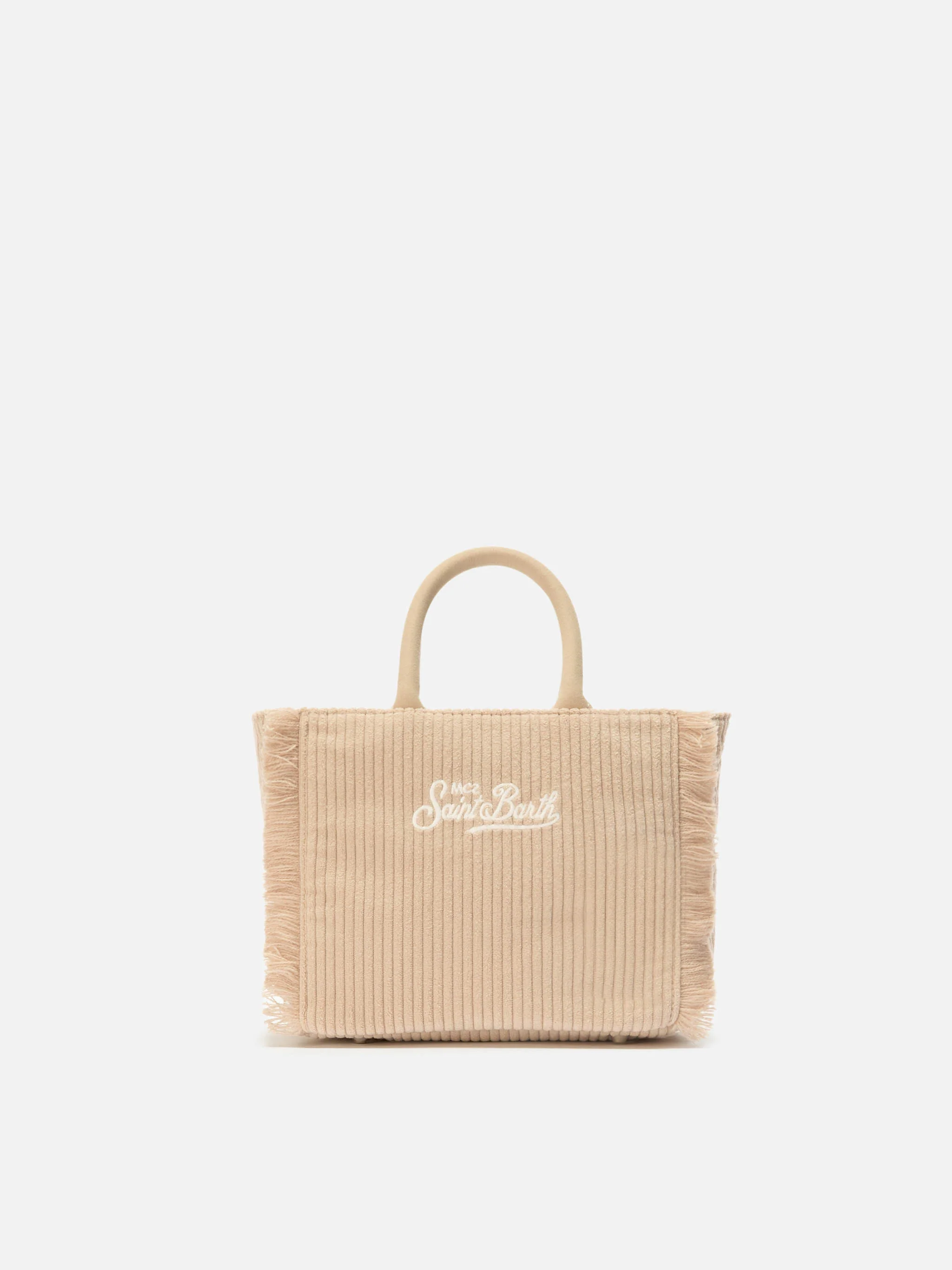 Borsa Vanity Mini Corduroy beige - Image 4
