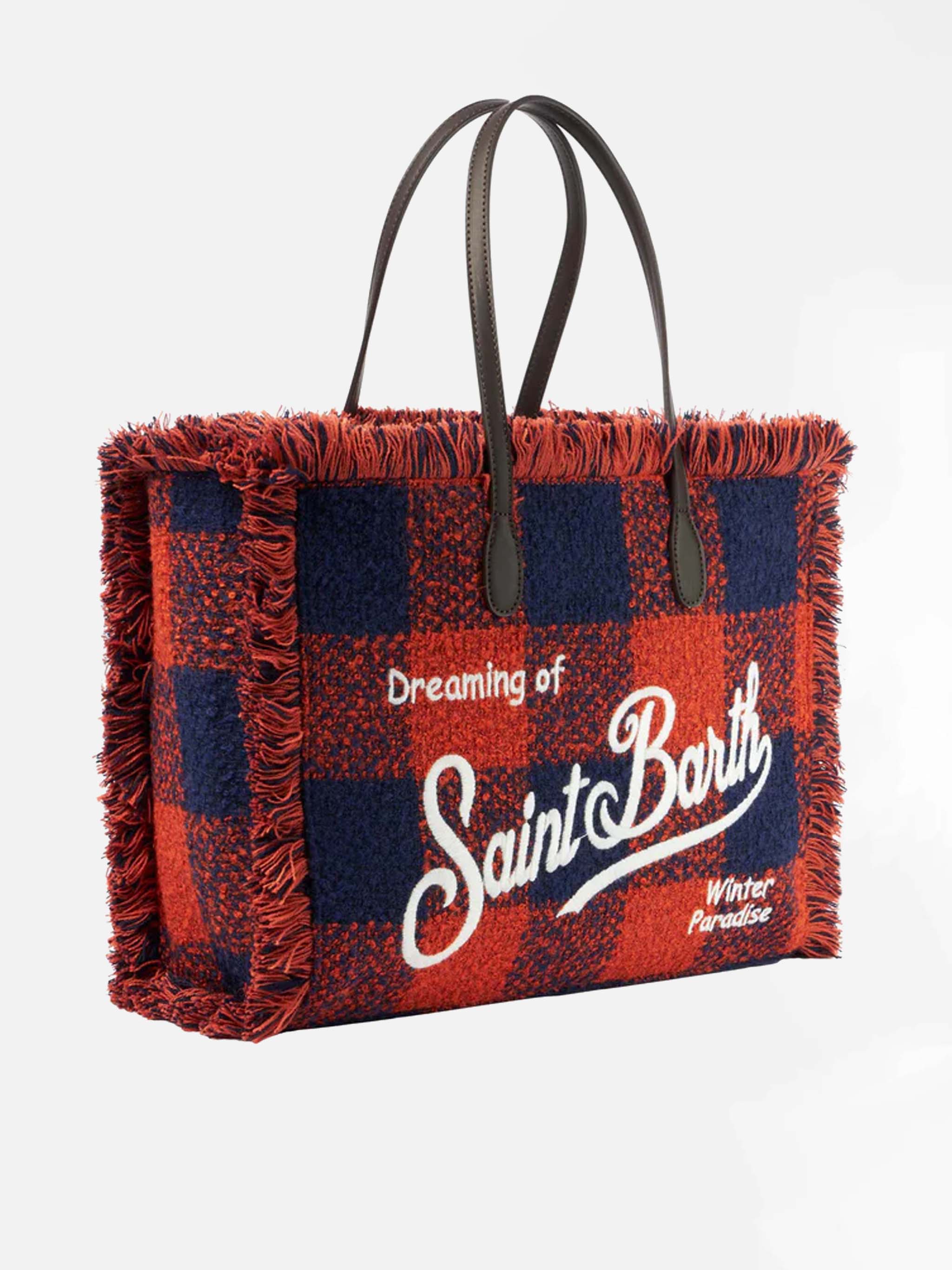 Borsa a spalla Vanity con stampa vichy - Image 3
