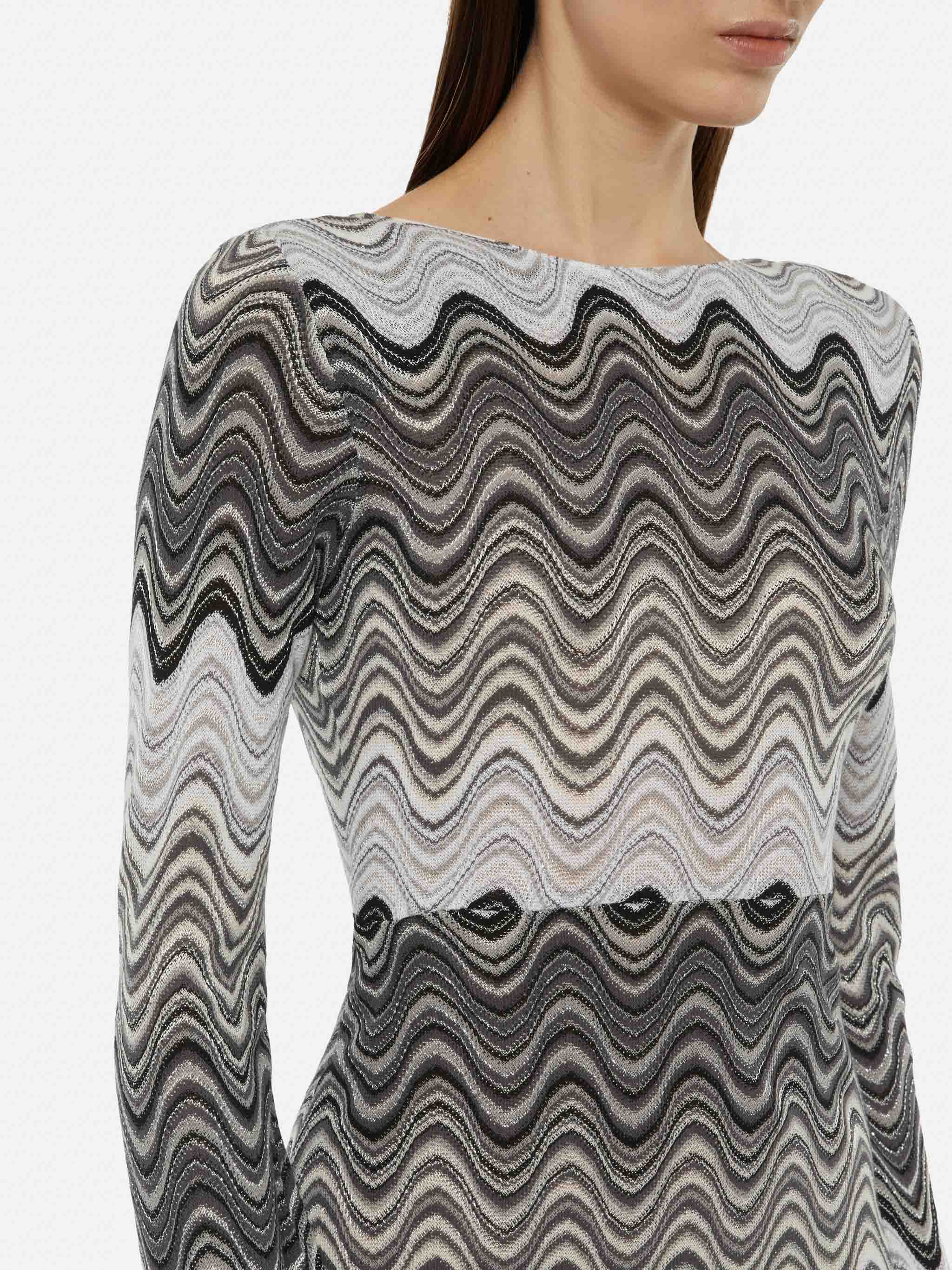 Abito maxi in maglia raschel Venere - Image 2