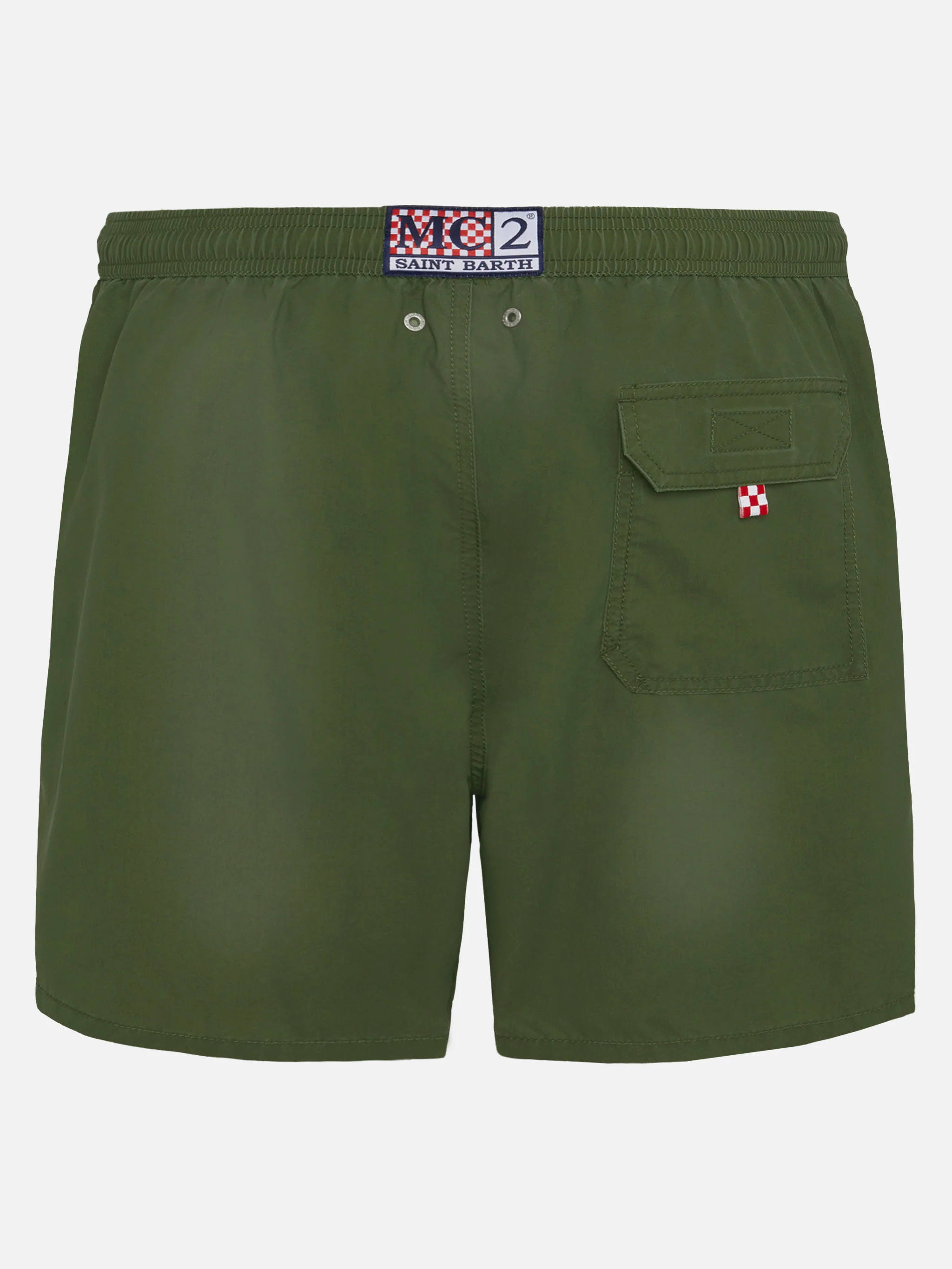 Costume mare Patmos Used verde militare vintage - Image 2