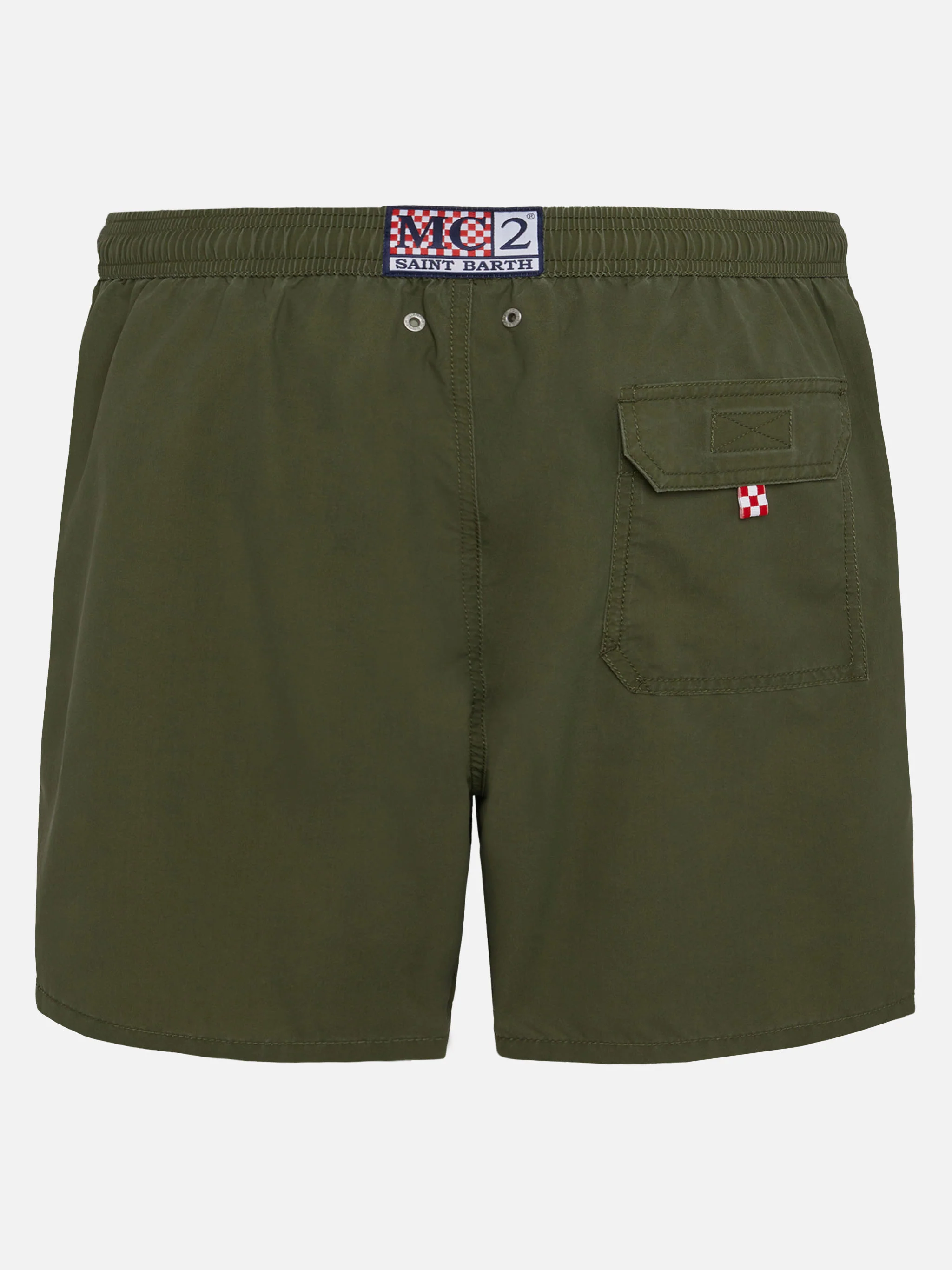 Costume mare Patmos Used verde militare vintage - Image 2