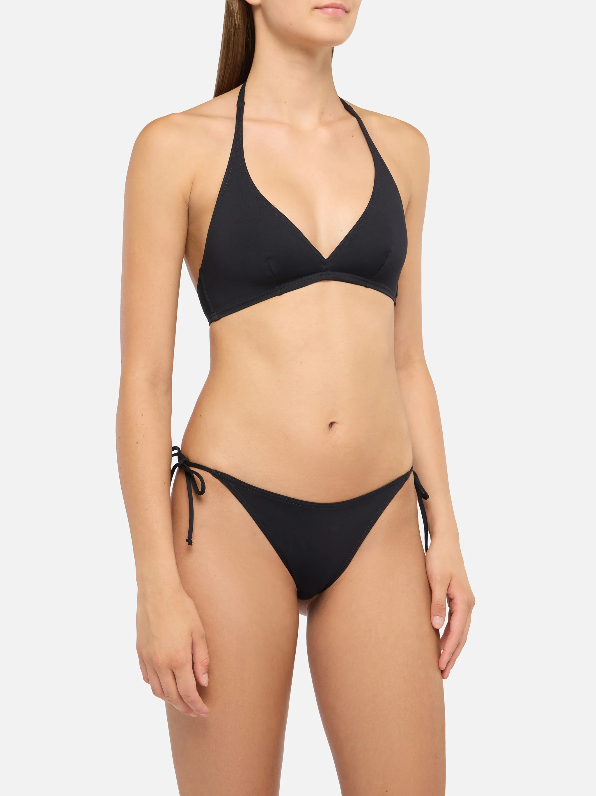 Bikini a bralette Gaia Virgo color nero - Image 2