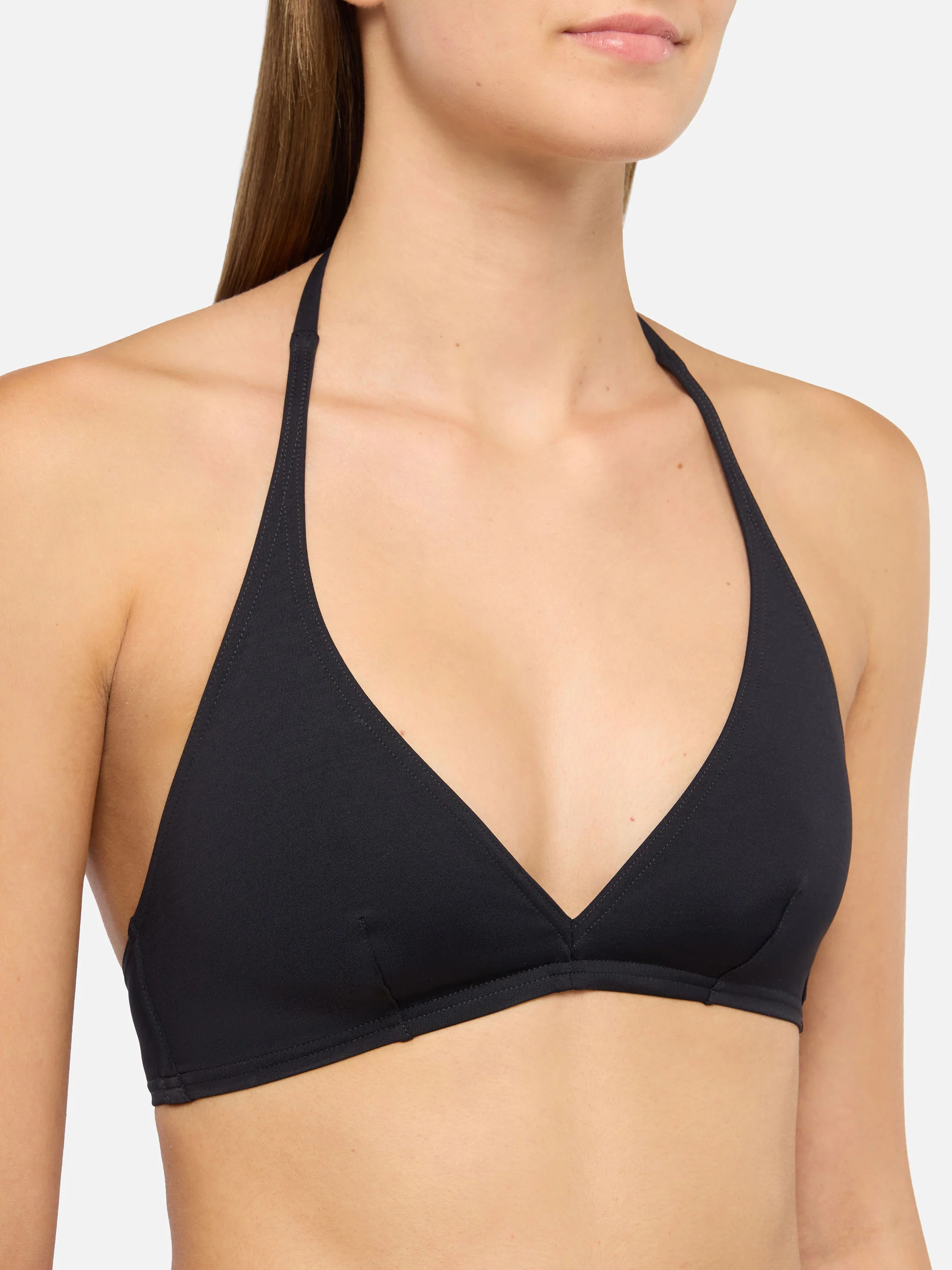 Bikini a bralette Gaia Virgo color nero - Image 3