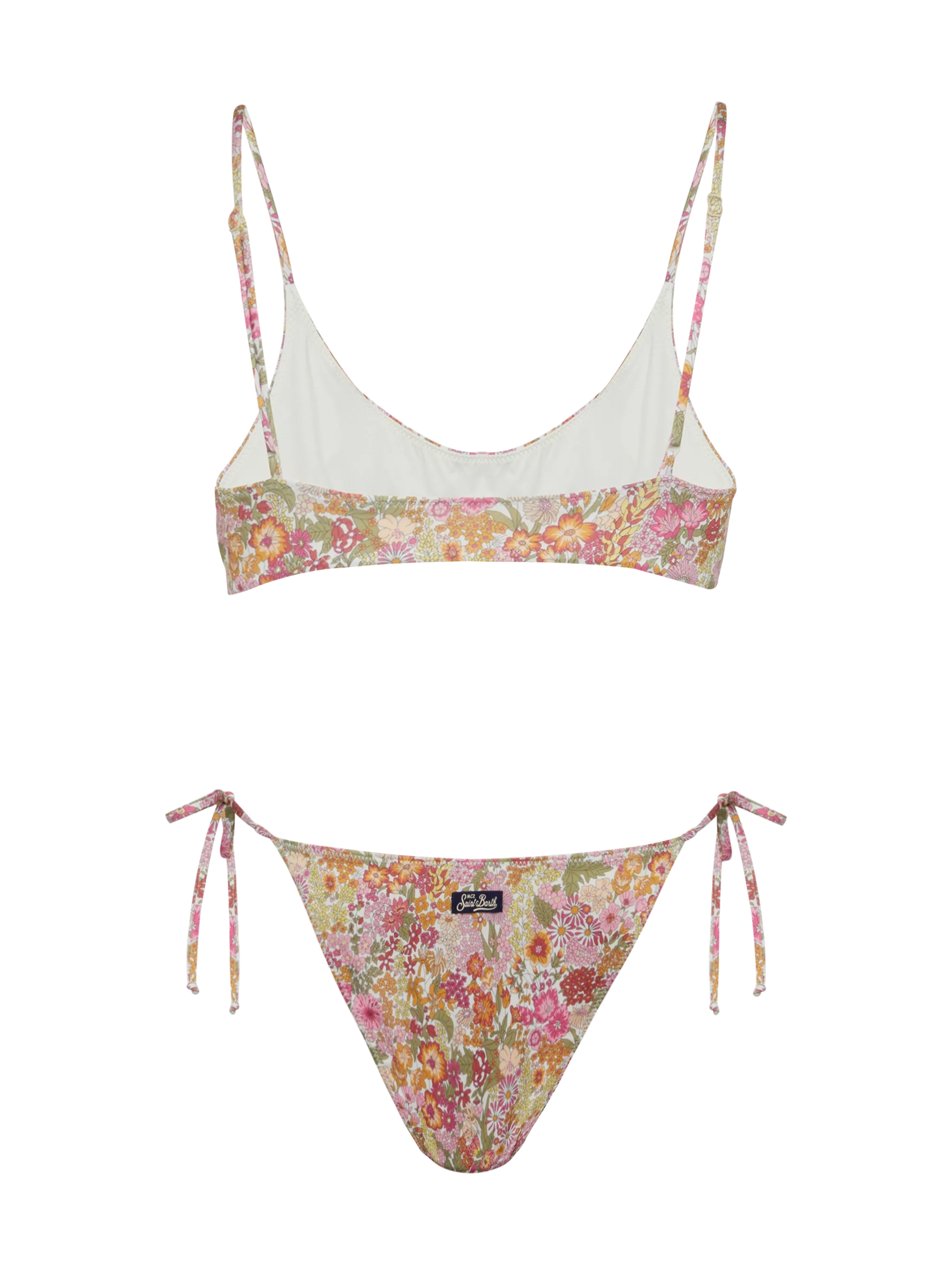 Bikini a bralette Judy Virgo con stampa floreale Margaret Annie | MADE WITH LIBERTY FABRIC - Image 3