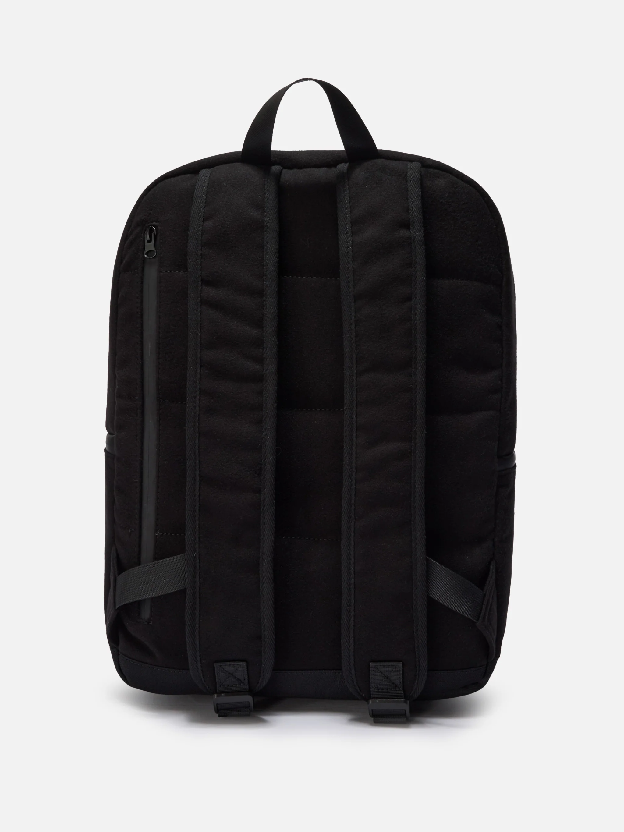 Zaino Wallin Felt in misto lana nero con dettagli in pelle - Image 4