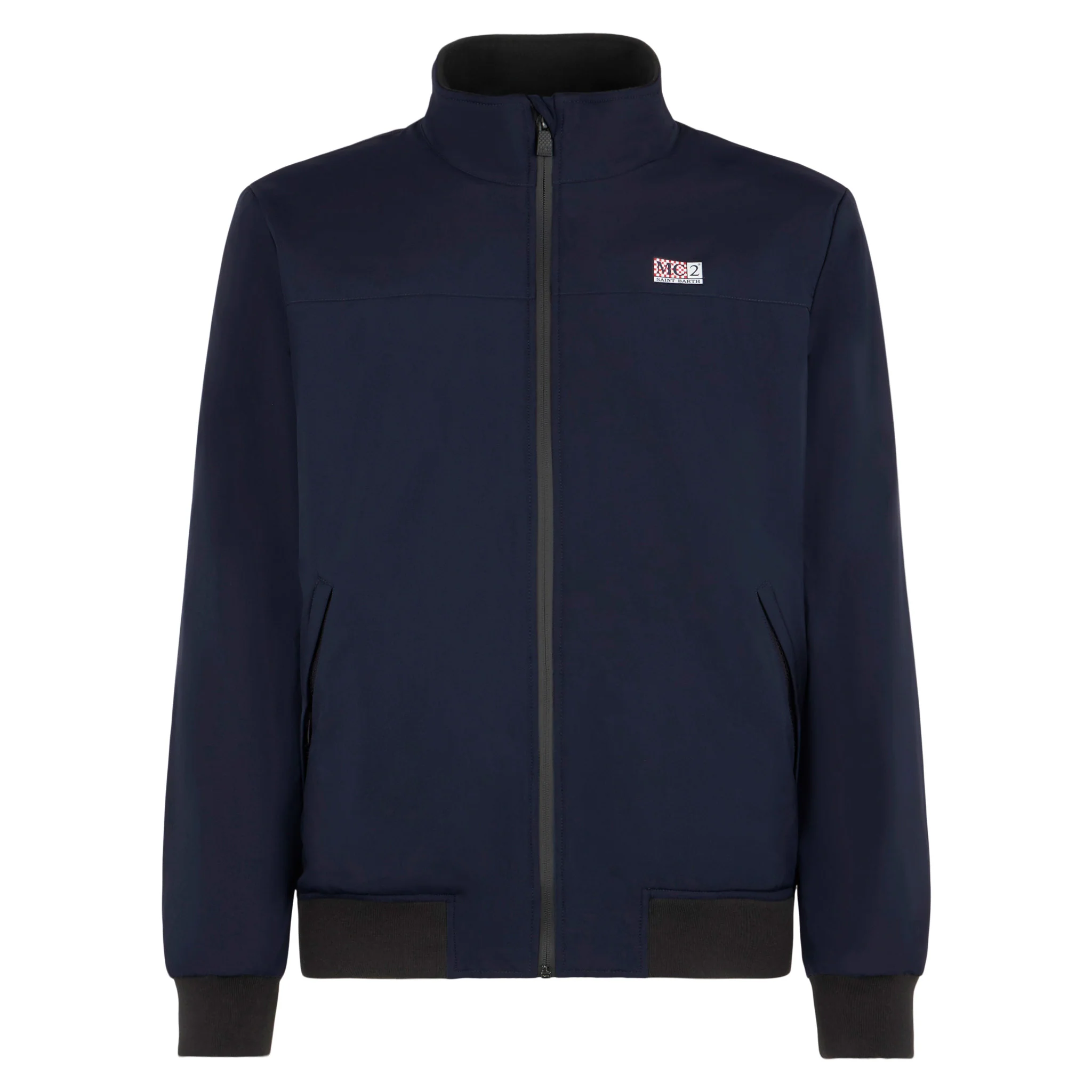 Bomber Country blu con interno effetto pelliccia - Image 4