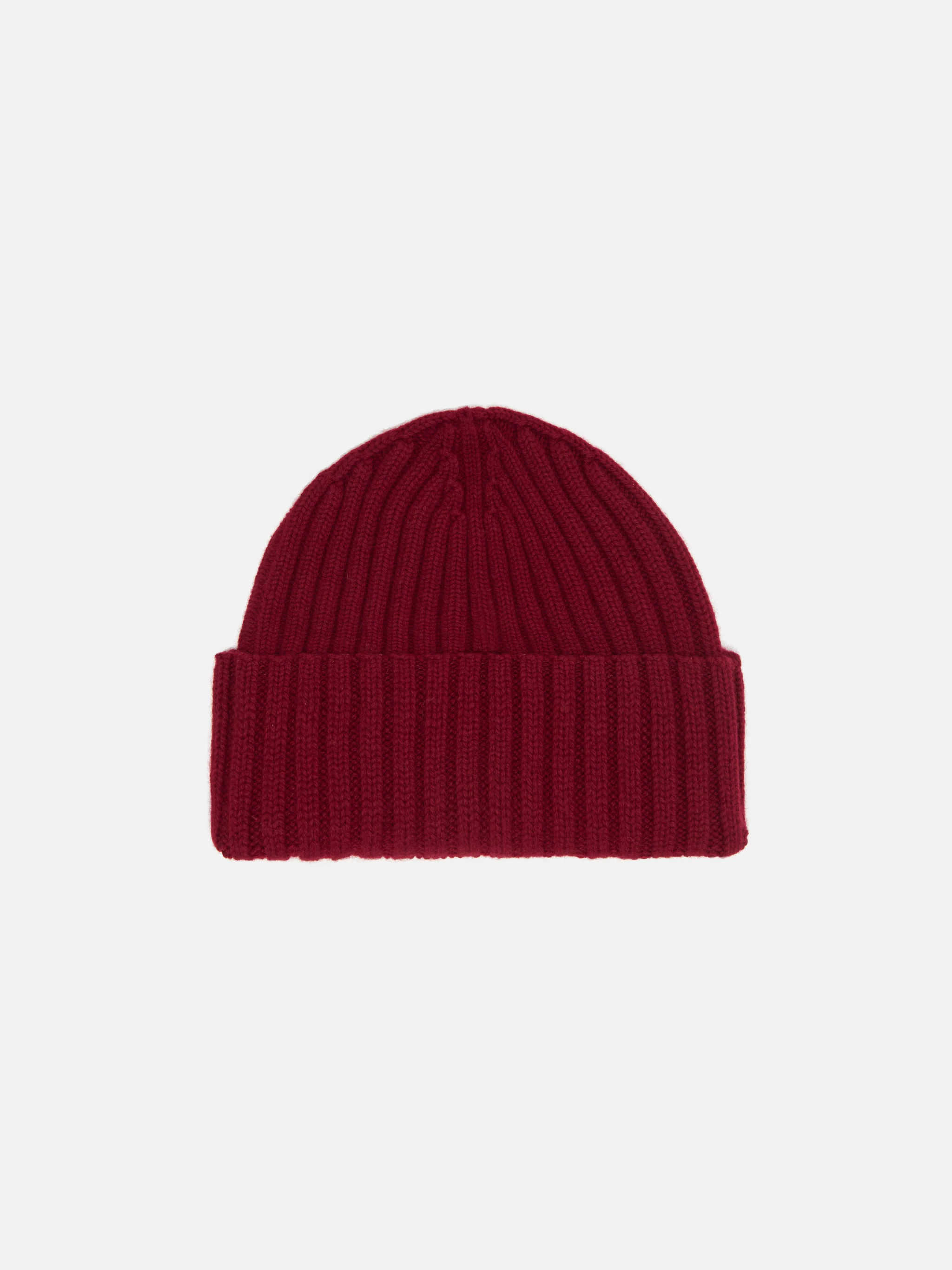 Berretto Wengen in 100% LANA bordeaux - Image 3