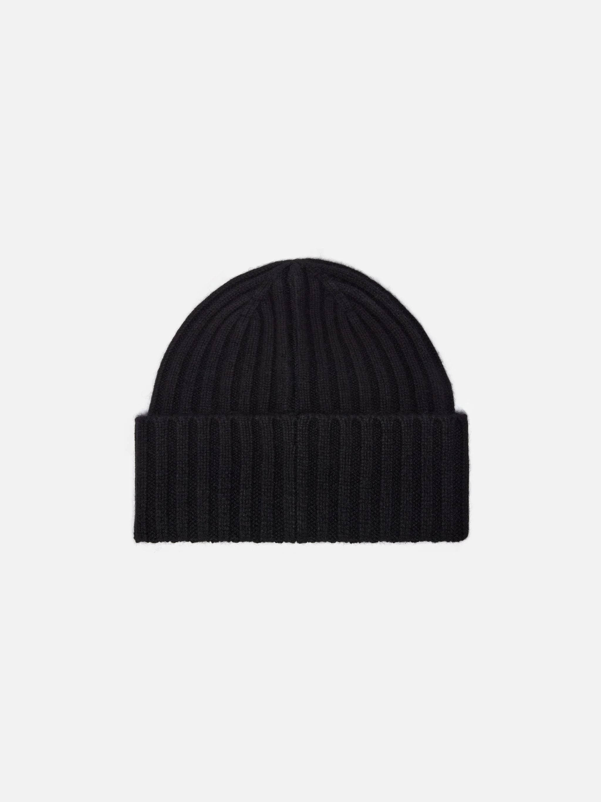 Berretto  Wengen in cashmere nero con Ricamo St. Barth sul risvolto - Image 3