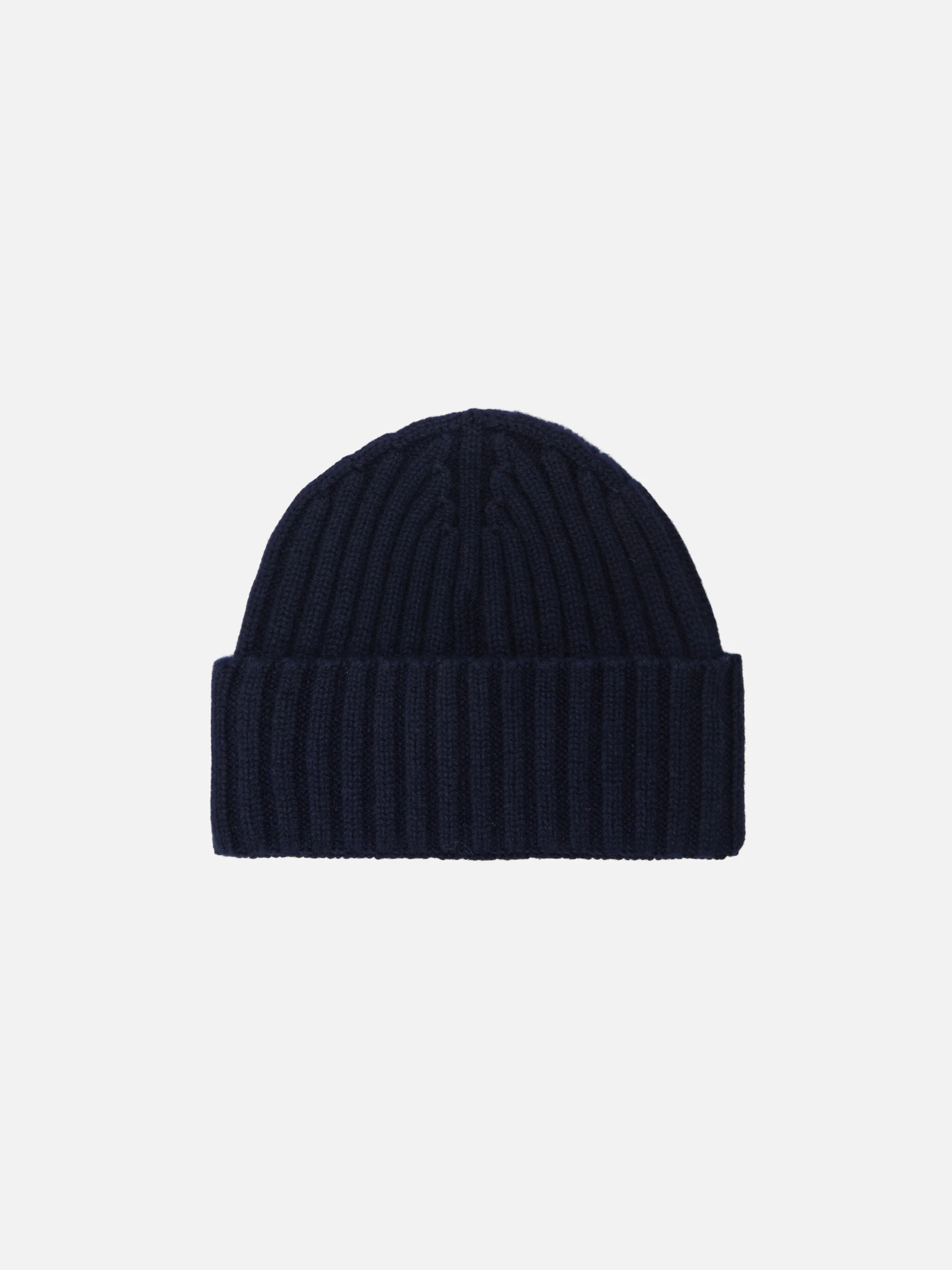 Berretto  Wengen in cashmere blu con Ricamo St. Moritz  - Image 3