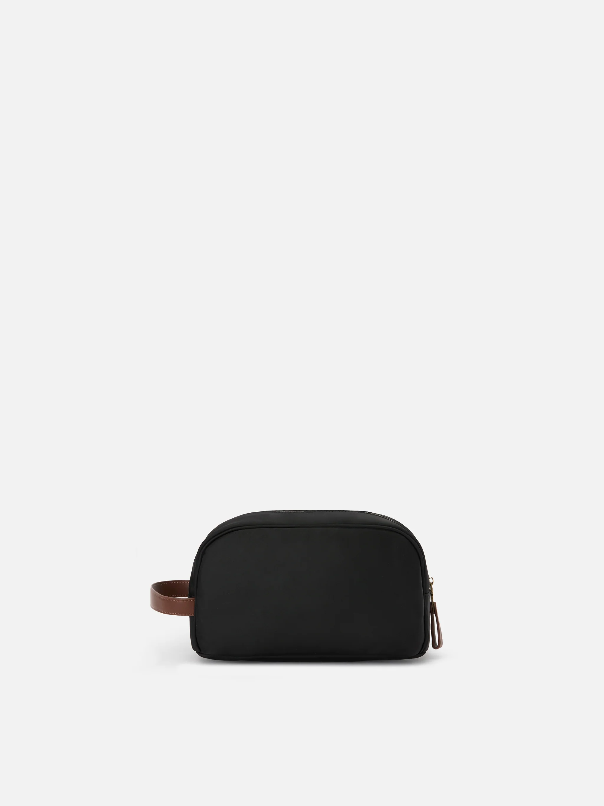 Beauty Bag Westwood in nylon nero tinta unita - Image 3