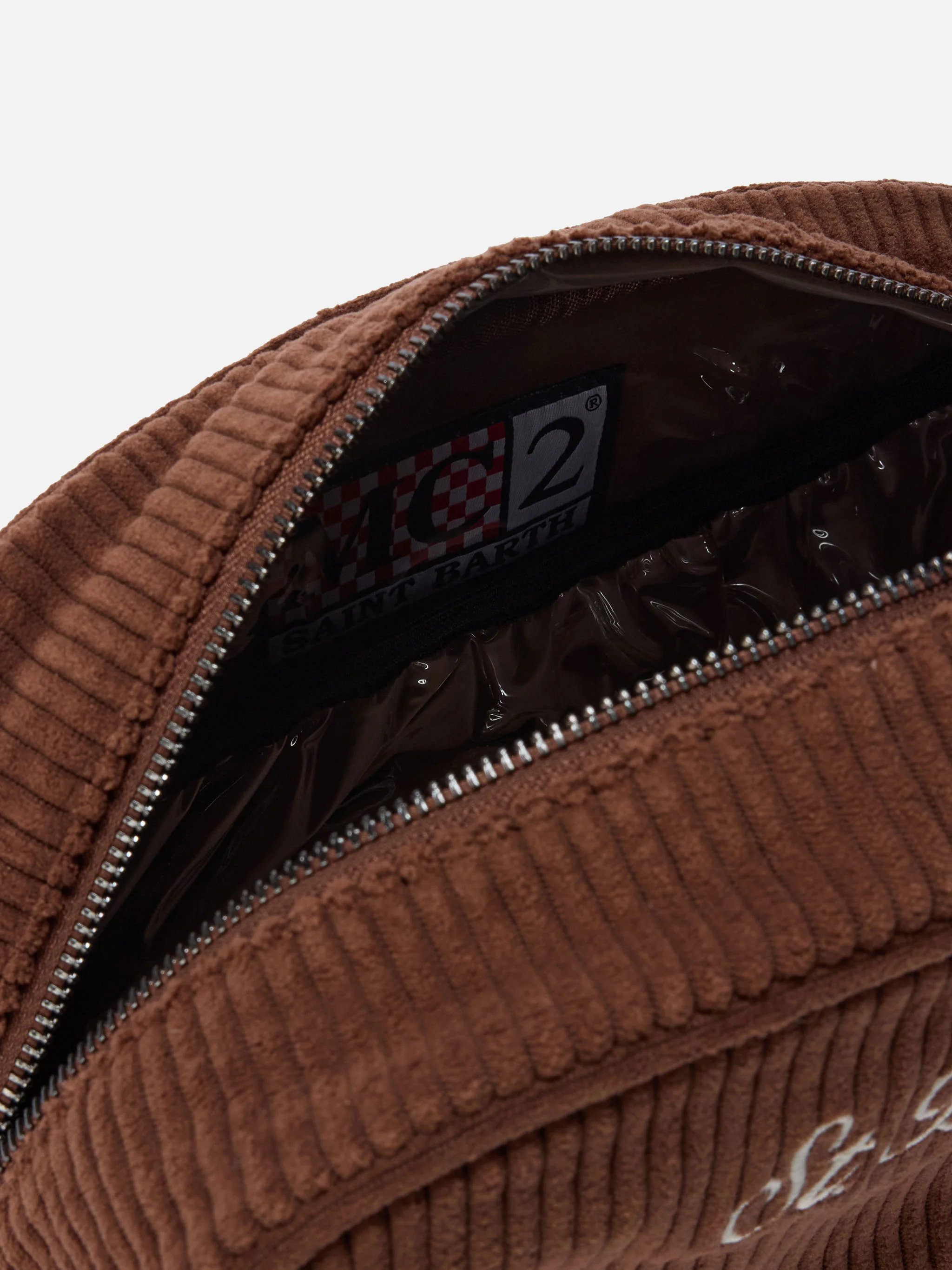 Vanity case Westwood Corduroy in velluto a coste marrone - Image 4