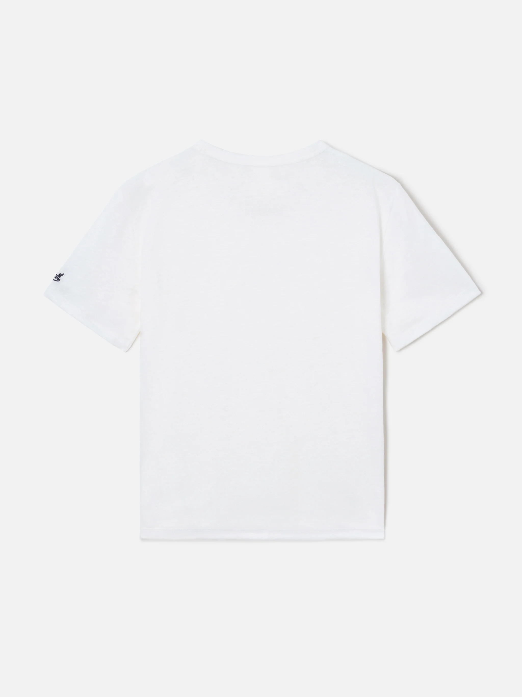 T-shirt Alex in puro lino bianco - Image 2